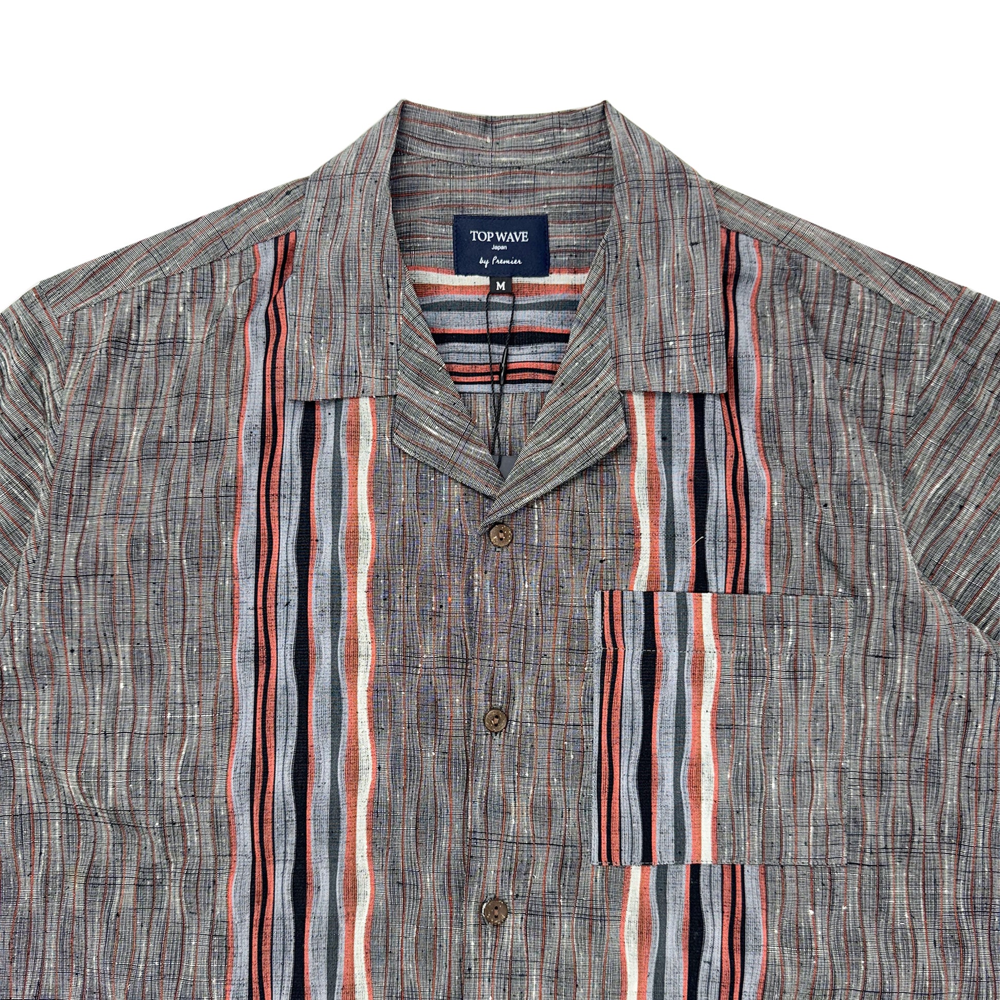 Camisa hawaiana kimono talla M [AHVN-M154]-3