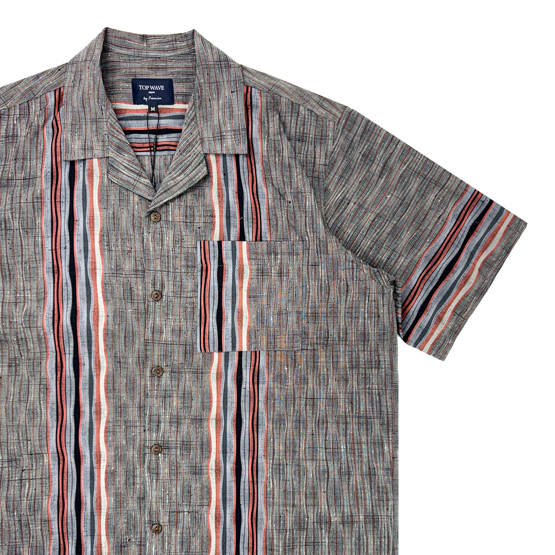 Camisa hawaiana kimono talla M [AHVN-M154]-4