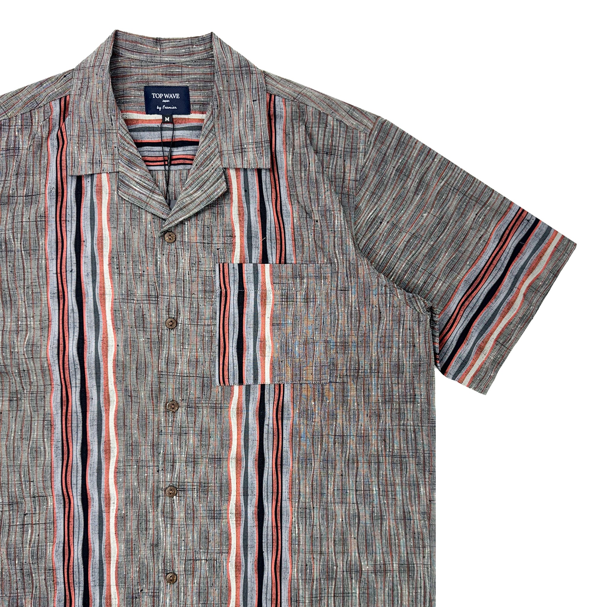 Camisa hawaiana kimono talla M [AHVN-M154]-zoom-4