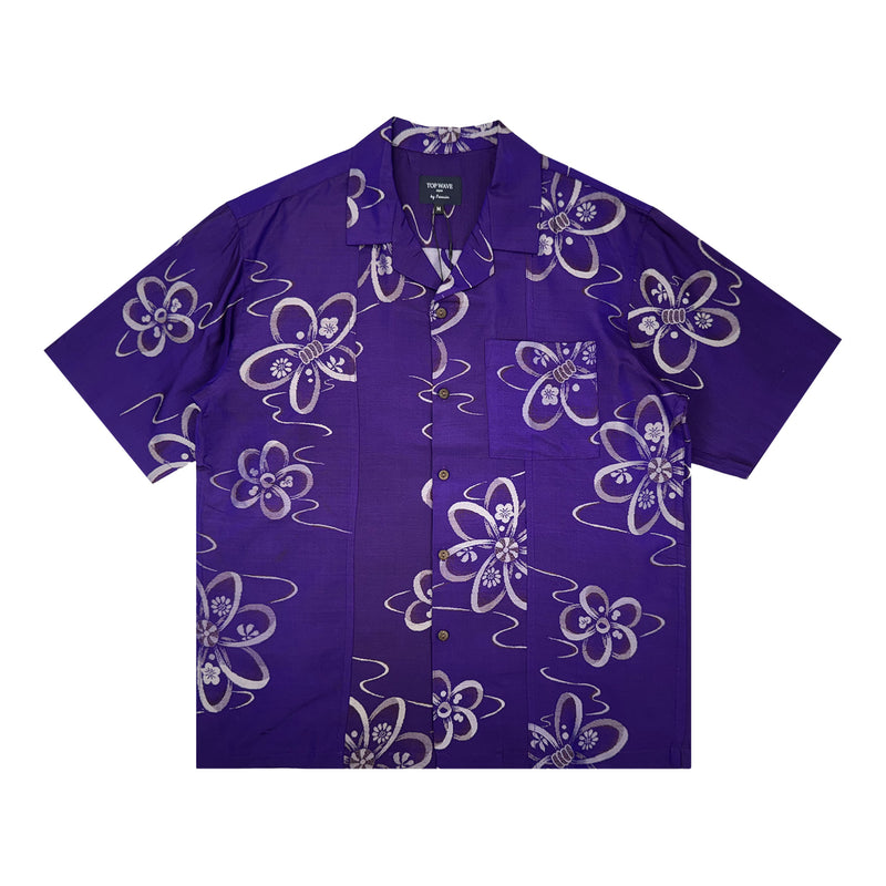 Camisa hawaiana kimono talla M [AHVN-M161]-zoom-