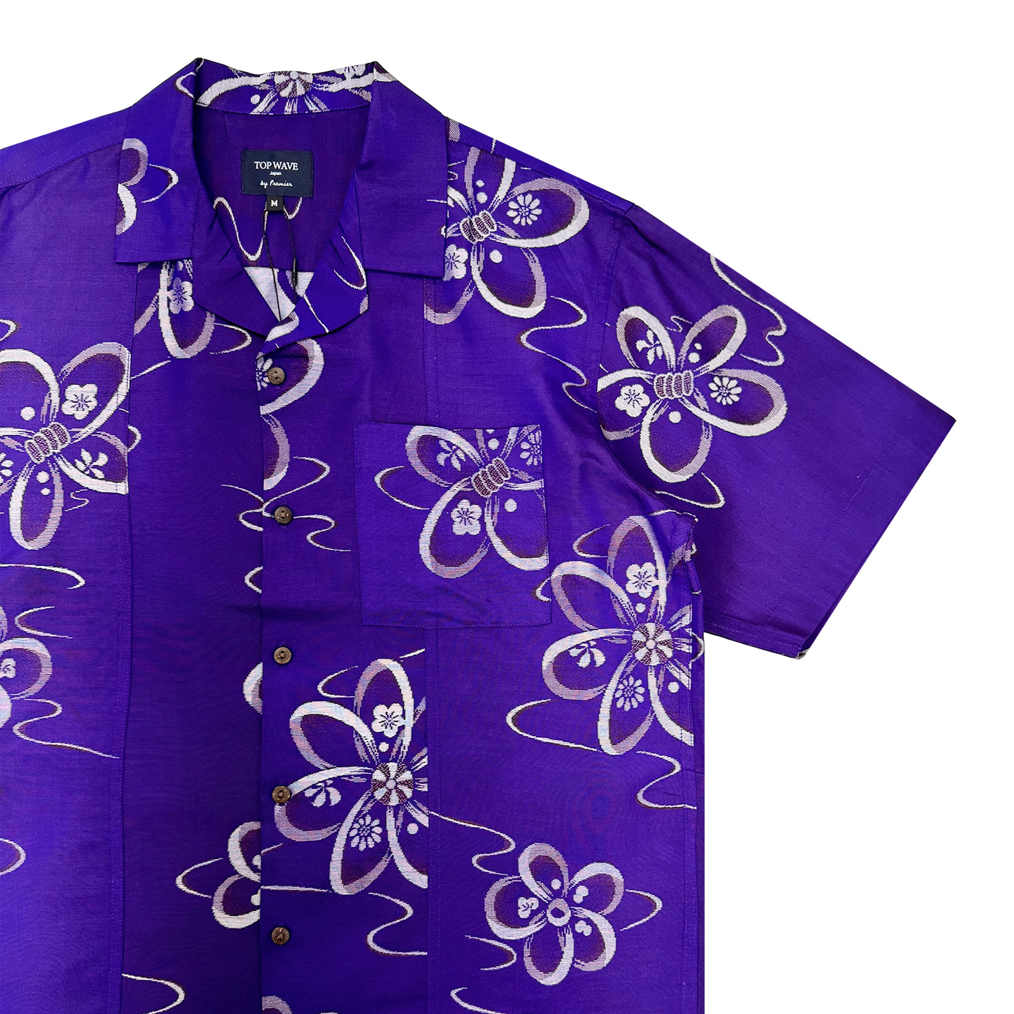 Camisa hawaiana kimono talla M [AHVN-M161]-zoom-4