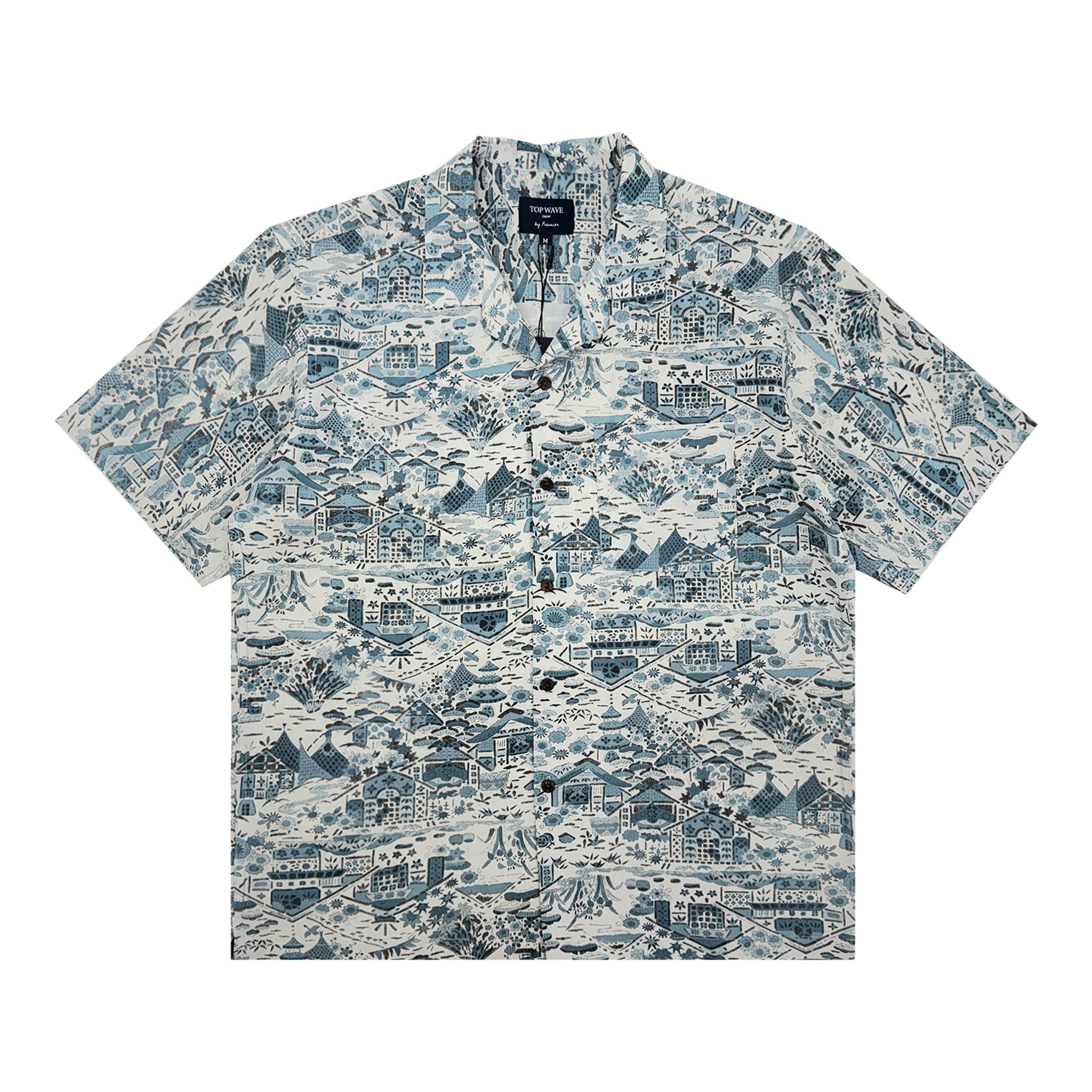 Camisa Hawaiana de Kimono Talla M [AHVN-M162]