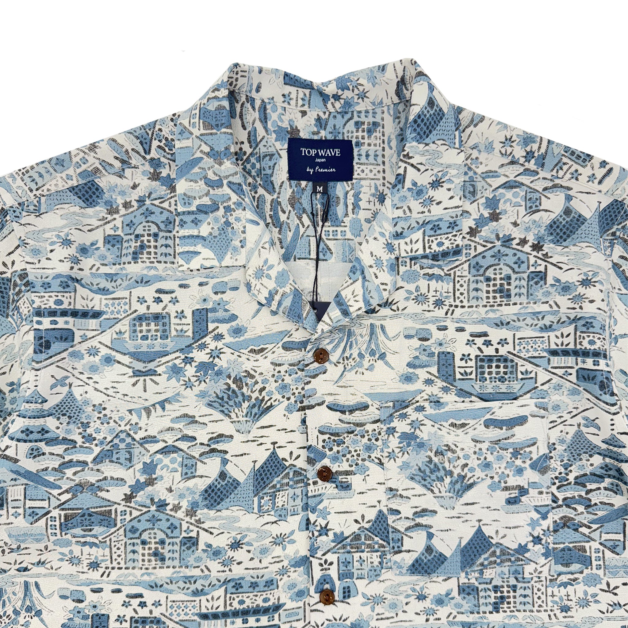 Camisa Hawaiana de Kimono Talla M [AHVN-M162]-zoom-3