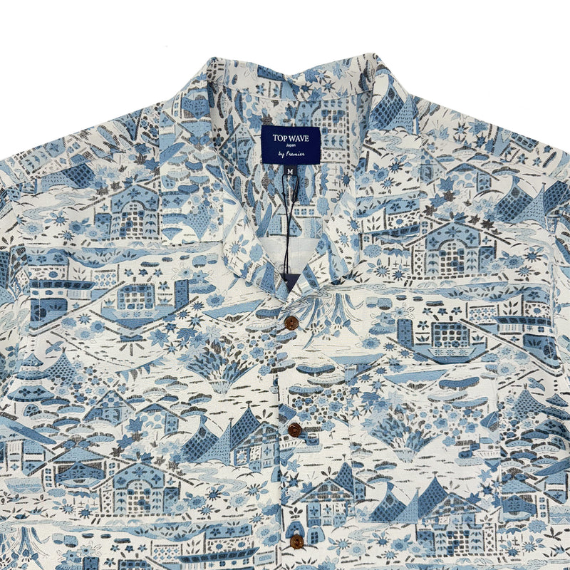 Camisa Hawaiana de Kimono Talla M [AHVN-M162]-zoom-