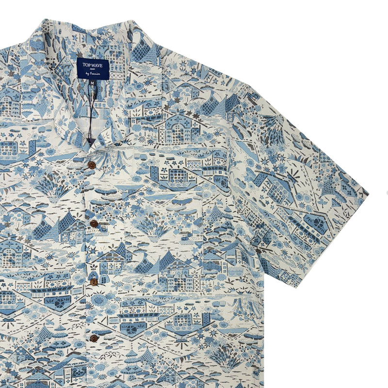 Camisa Hawaiana de Kimono Talla M [AHVN-M162]-zoom-