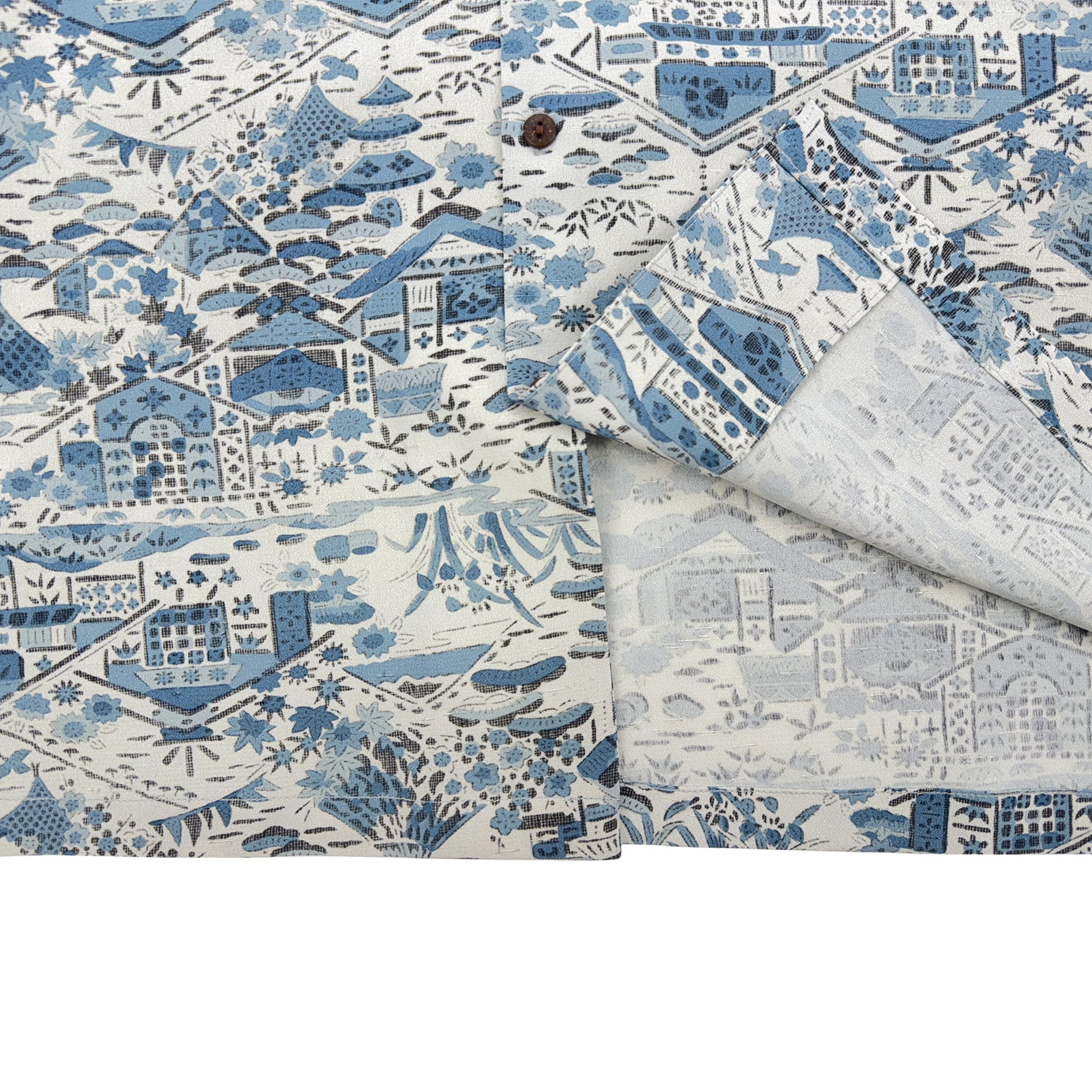 Camisa Hawaiana de Kimono Talla M [AHVN-M162]-5