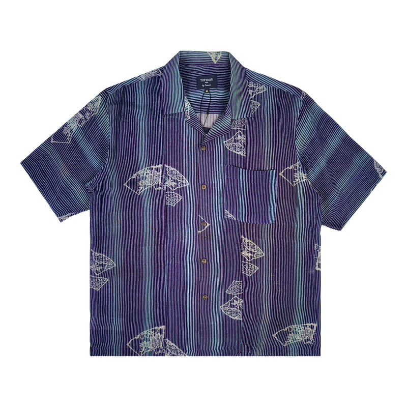 Camisa hawaiana kimono talla M [AHVN-M166]-zoom-