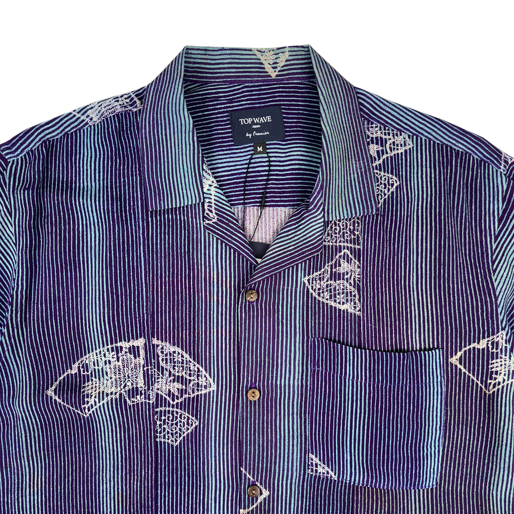 Camisa hawaiana kimono talla M [AHVN-M166]-zoom-3