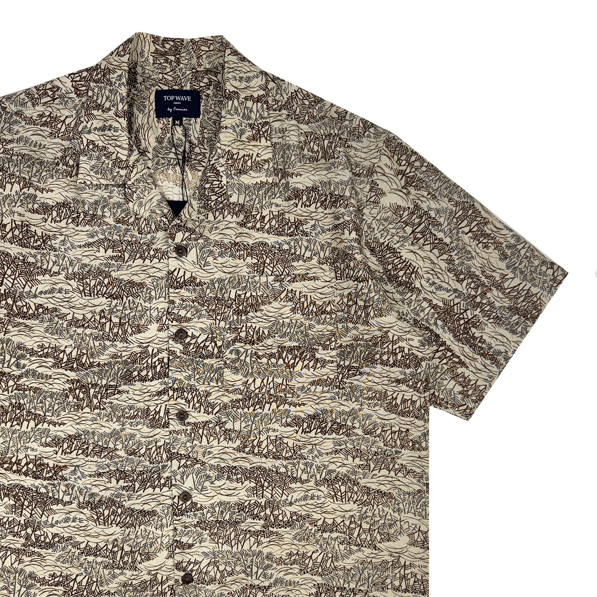 Camisa hawaiana kimono talla M [AHVN-M167]-zoom-4