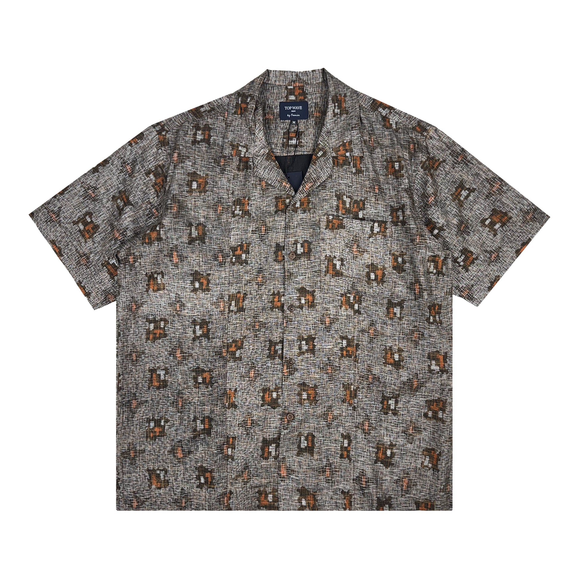 Camisa hawaiana kimono talla M [AHVN-M168]-1
