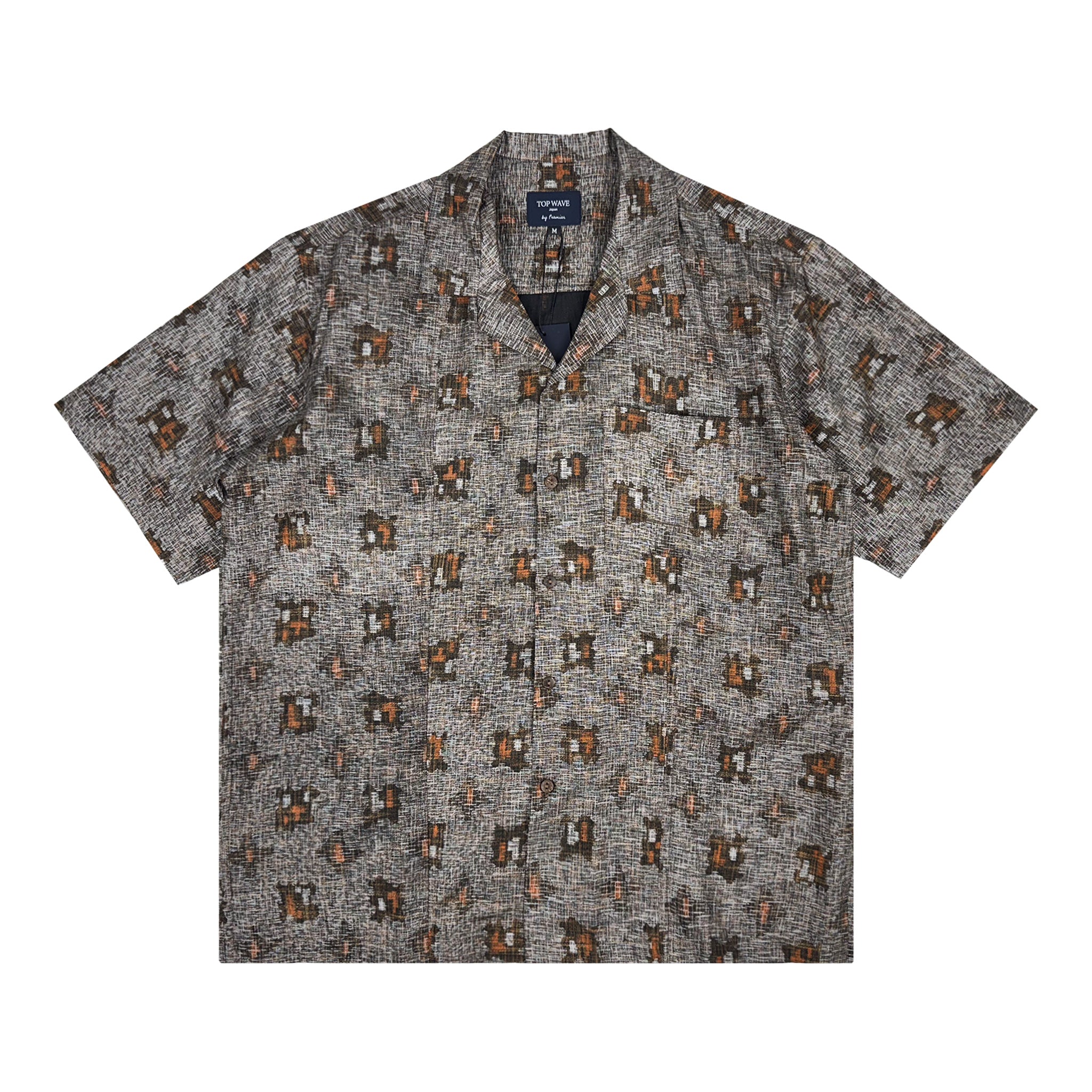 Camisa hawaiana kimono talla M [AHVN-M168]-zoom-1