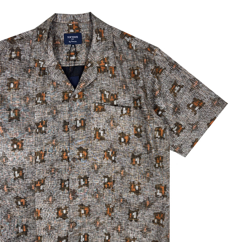 Camisa hawaiana kimono talla M [AHVN-M168]-zoom-