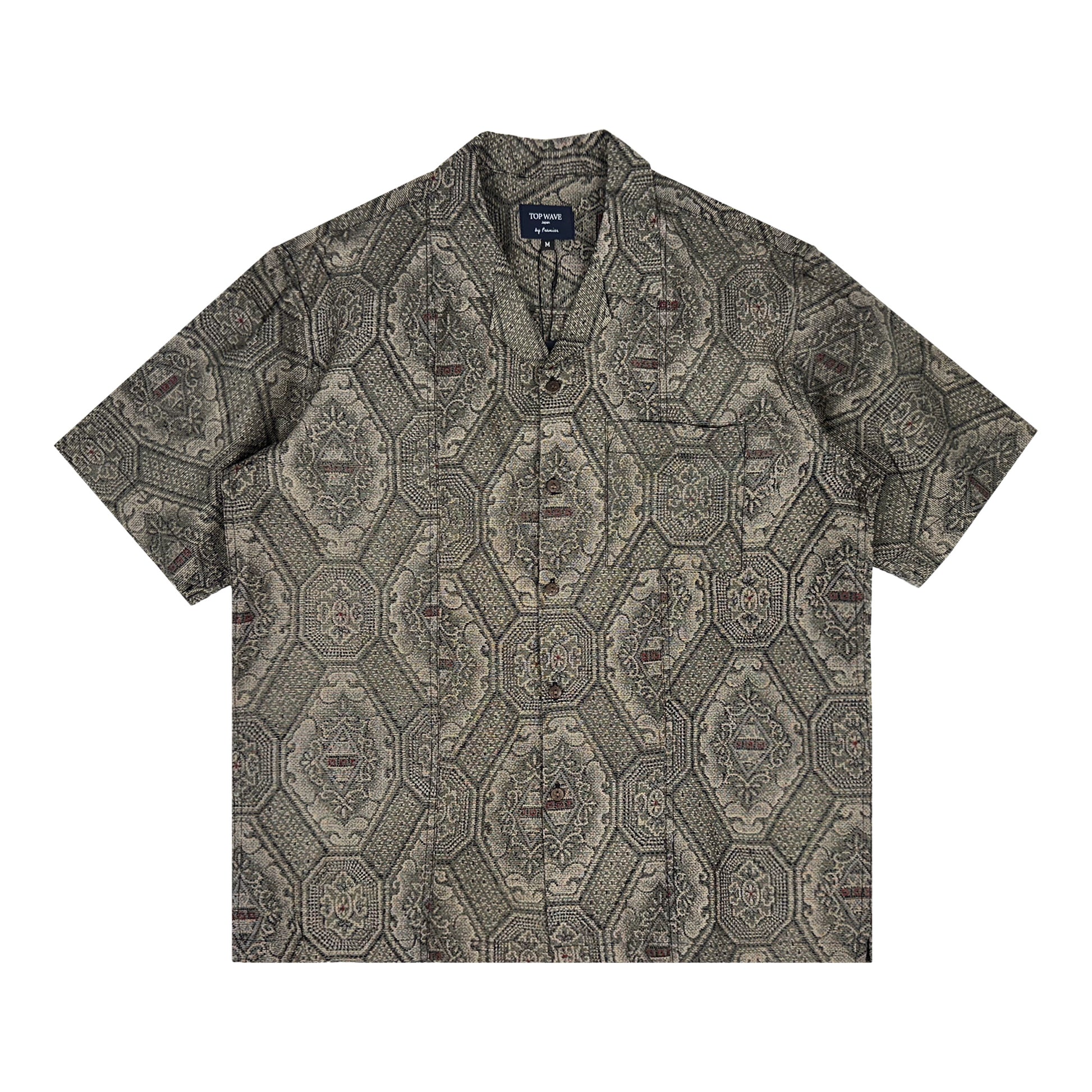 Camisa hawaiana kimono talla M [AHVN-M176]-1