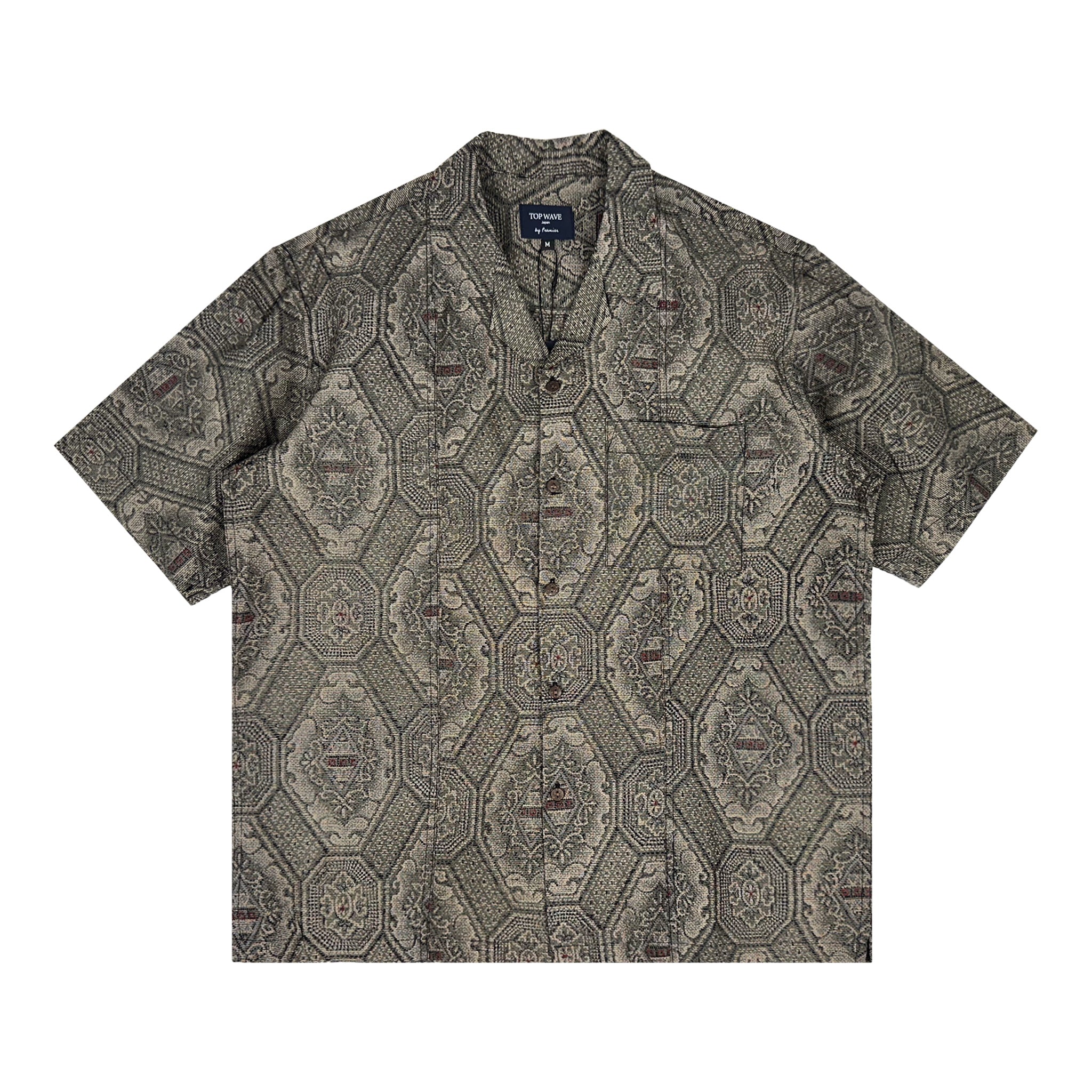 Camisa hawaiana kimono talla M [AHVN-M176]