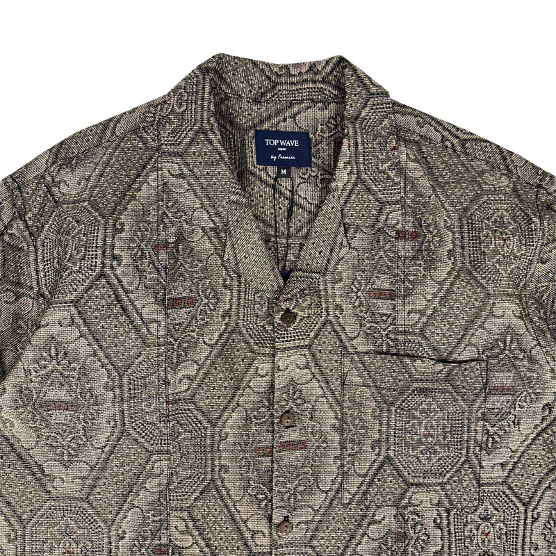 Camisa hawaiana kimono talla M [AHVN-M176]-zoom-
