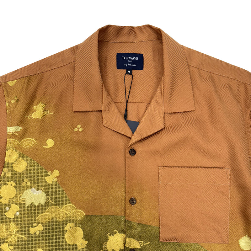 Camisa hawaiana kimono talla M [AHVN-M195]-zoom-