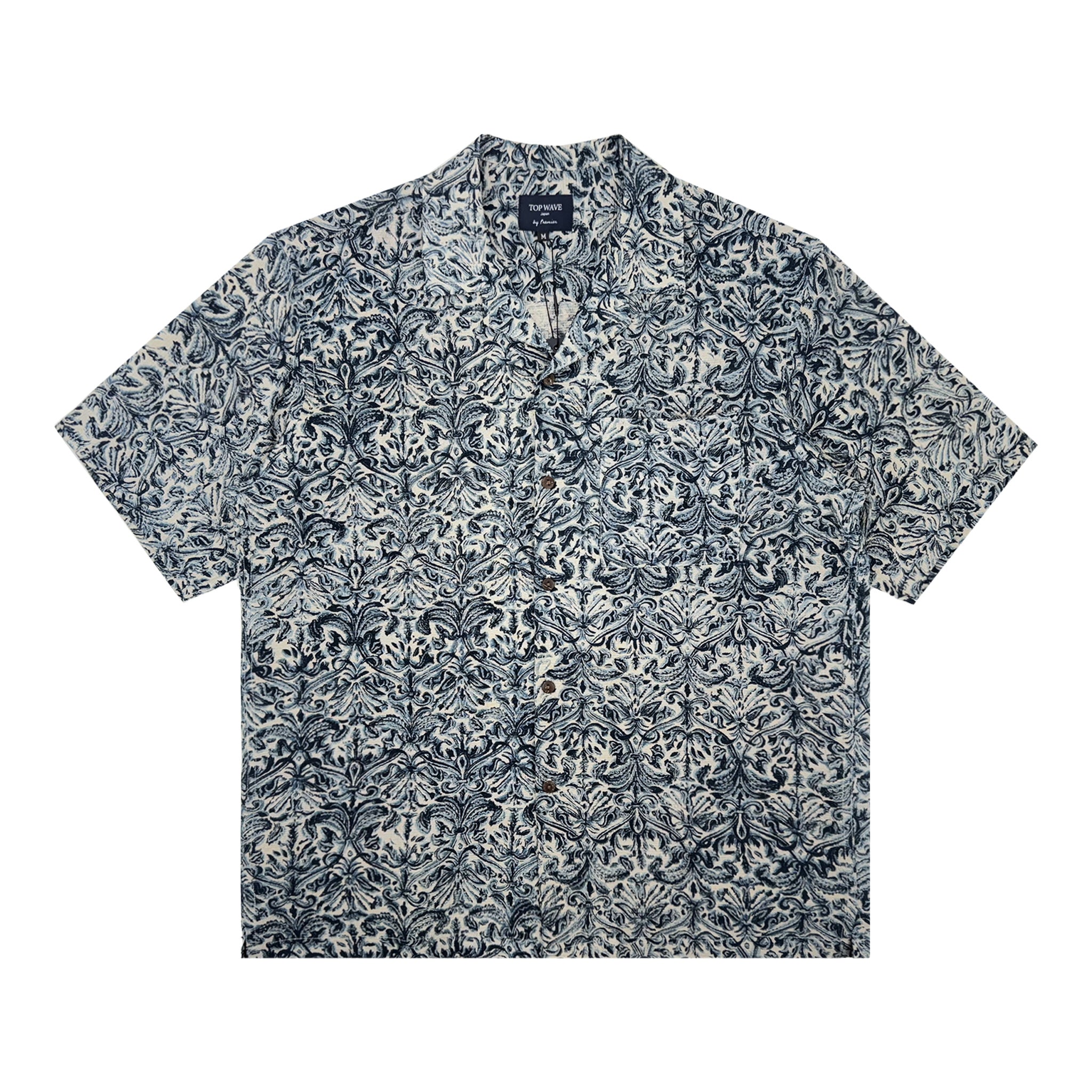 Camisa Aloha Kimono Talla M [AHVN-M202]