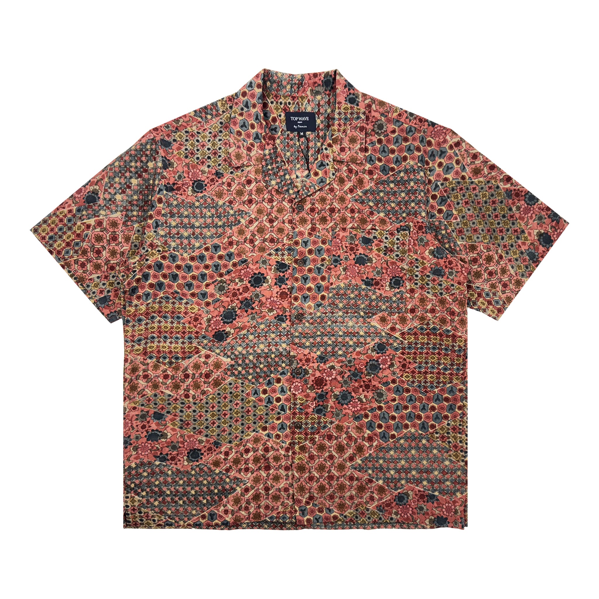 Camisa hawaiana kimono talla M [AHVN-M21]-zoom-1