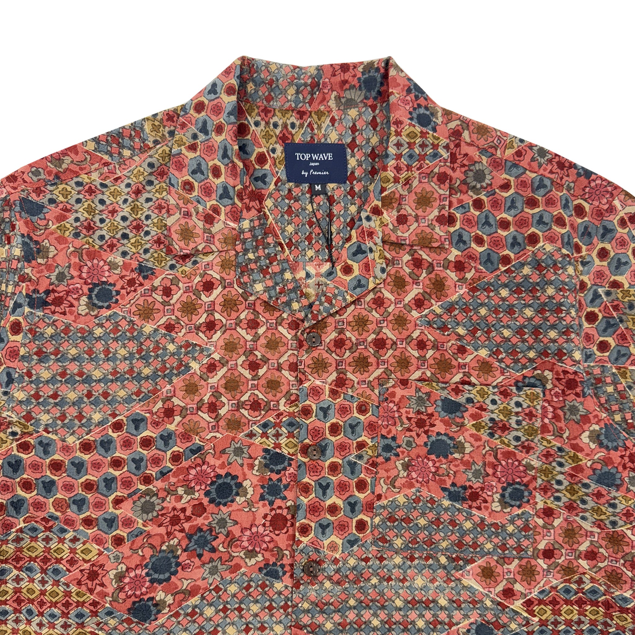 Camisa hawaiana kimono talla M [AHVN-M21]-zoom-3