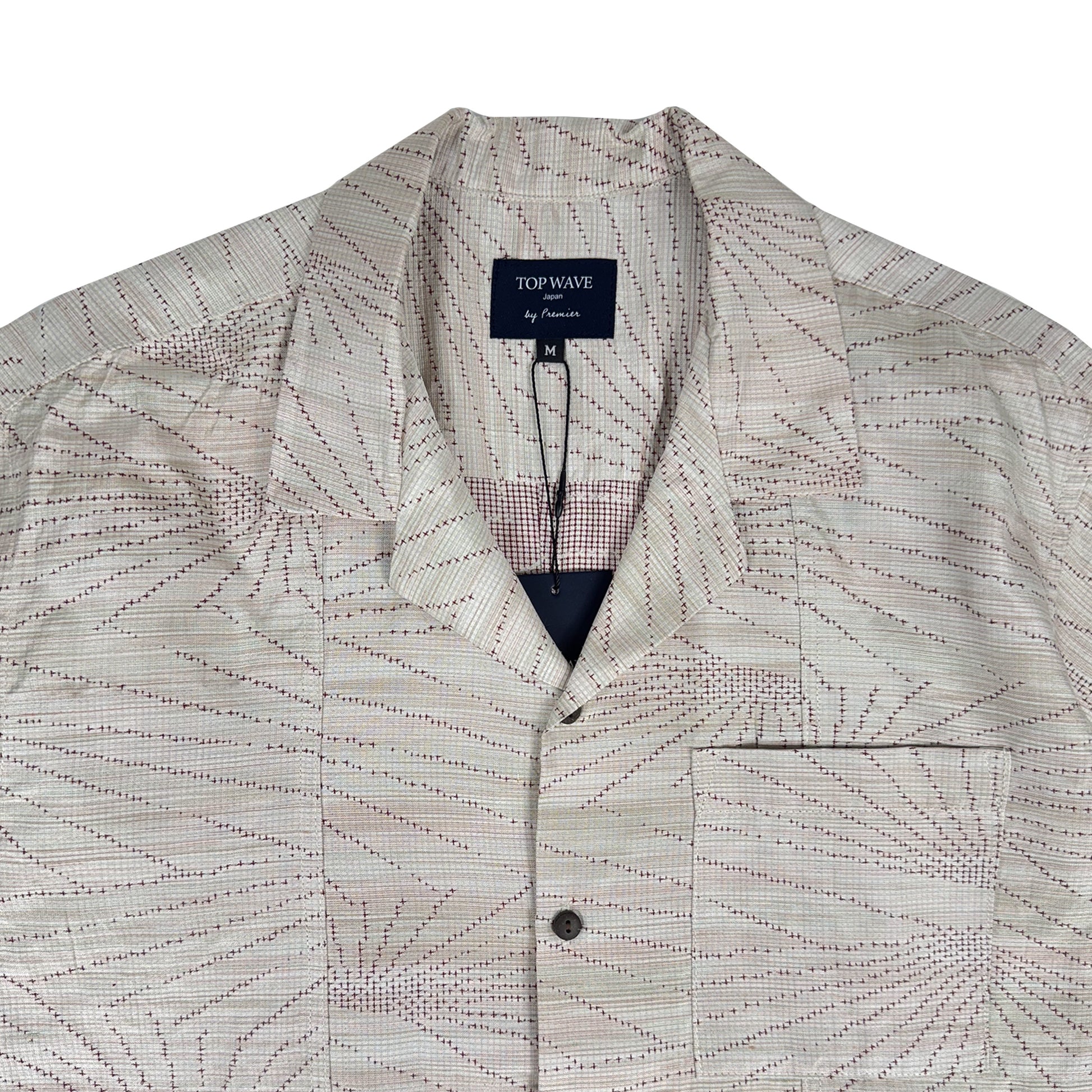 Camisa Aloha de Kimono Talla M [AHVN-M215]-3