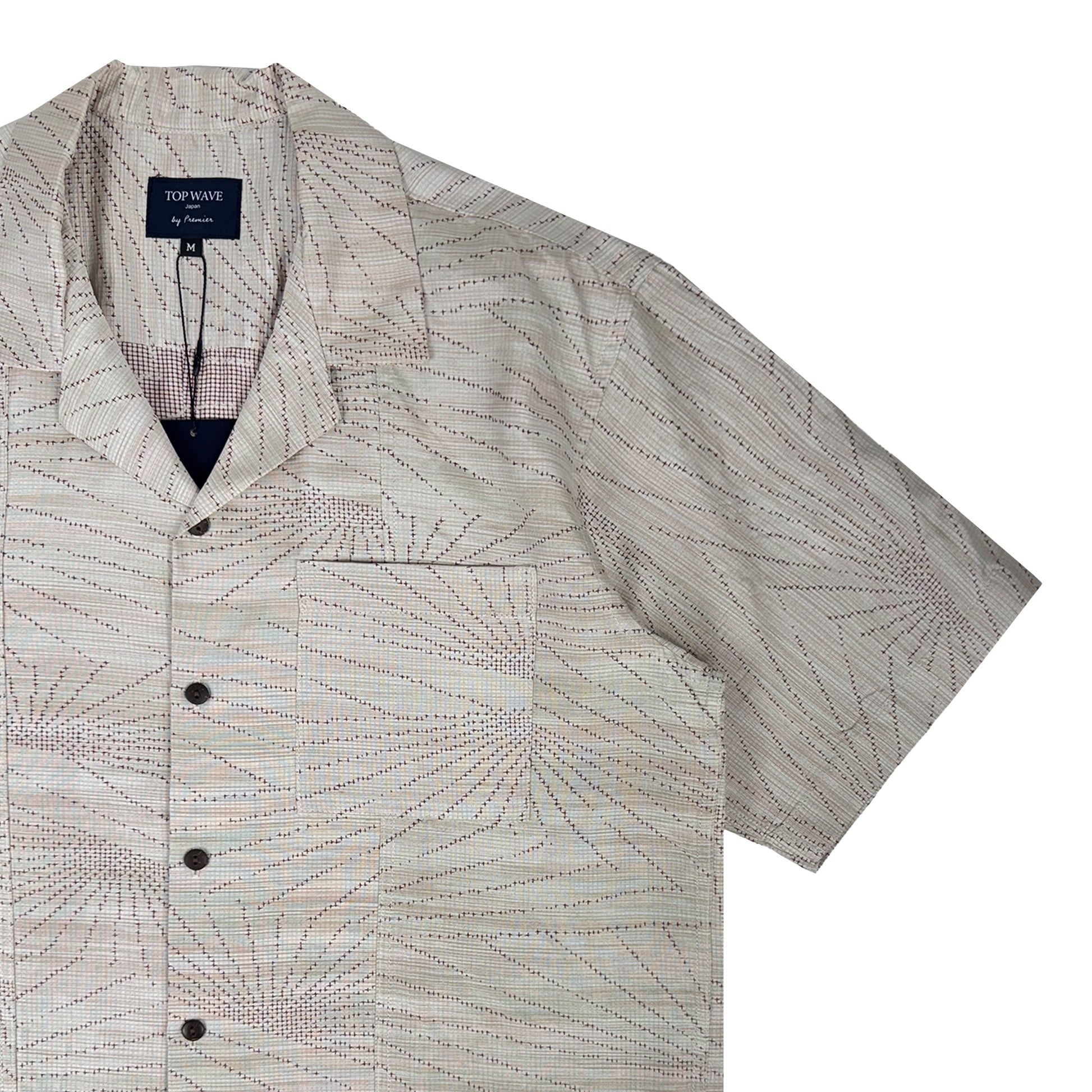 Camisa Aloha de Kimono Talla M [AHVN-M215]-4