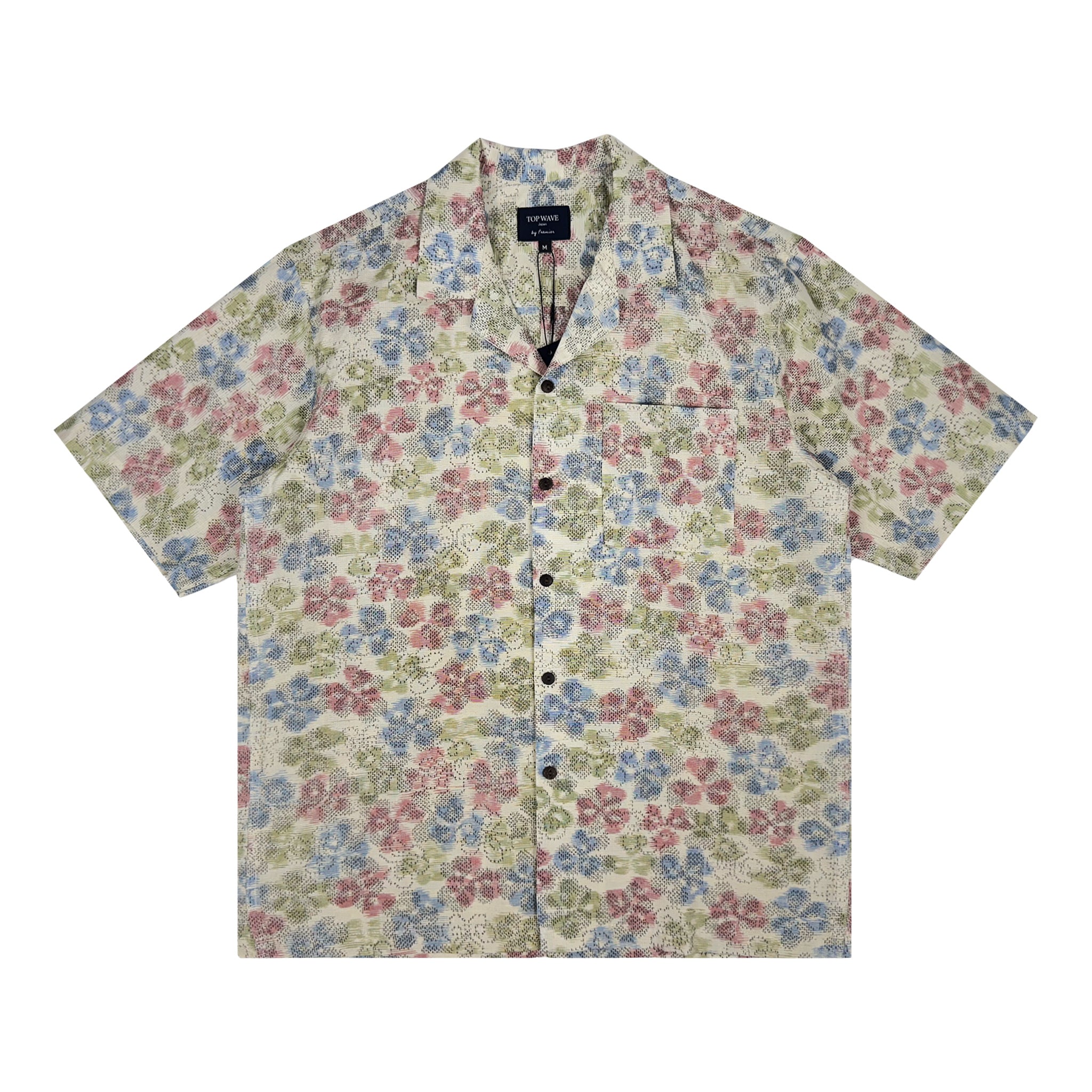 Camisa hawaiana kimono talla M [AHVN-M216]