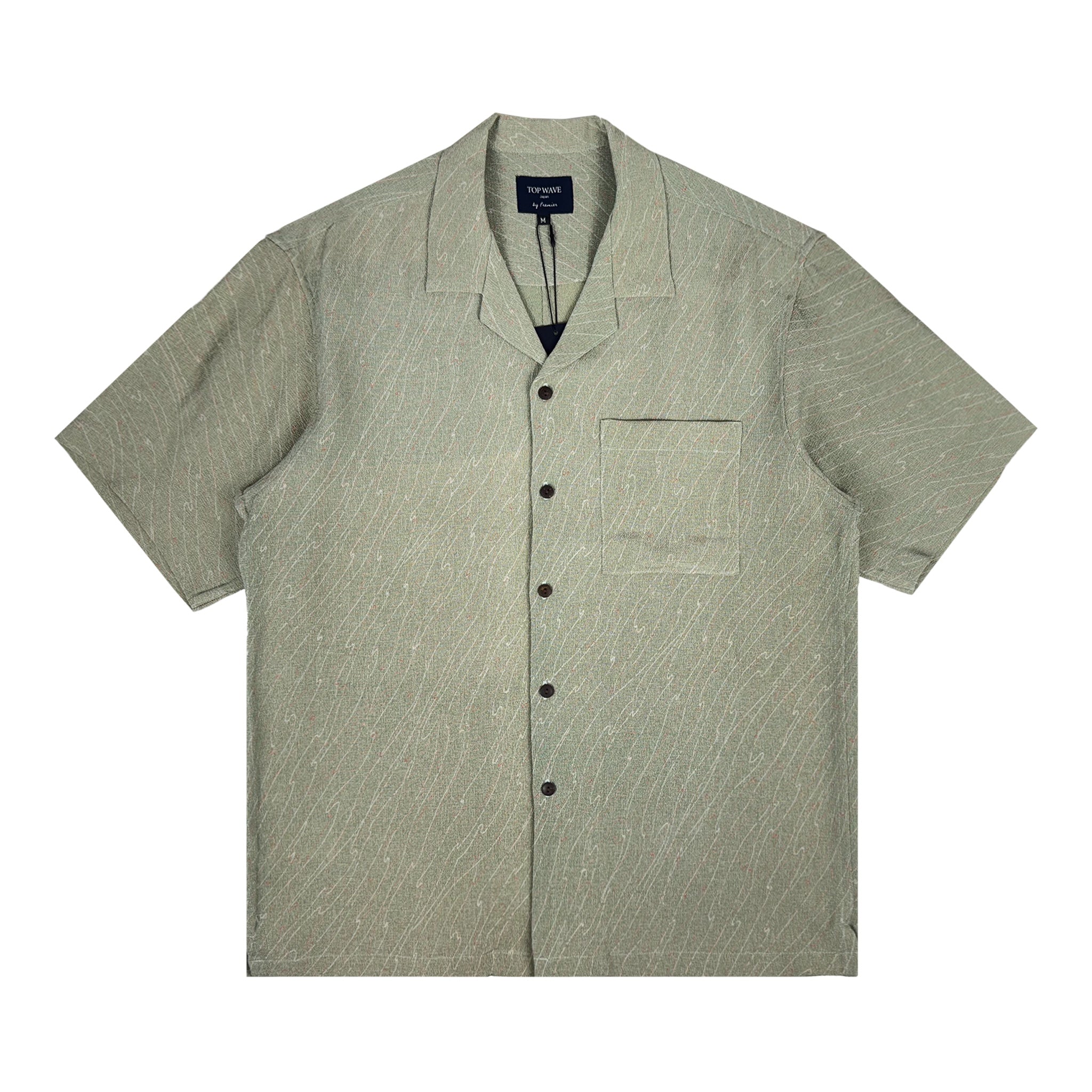 Camisa Aloha Kimono Talla M [AHVN-M235]