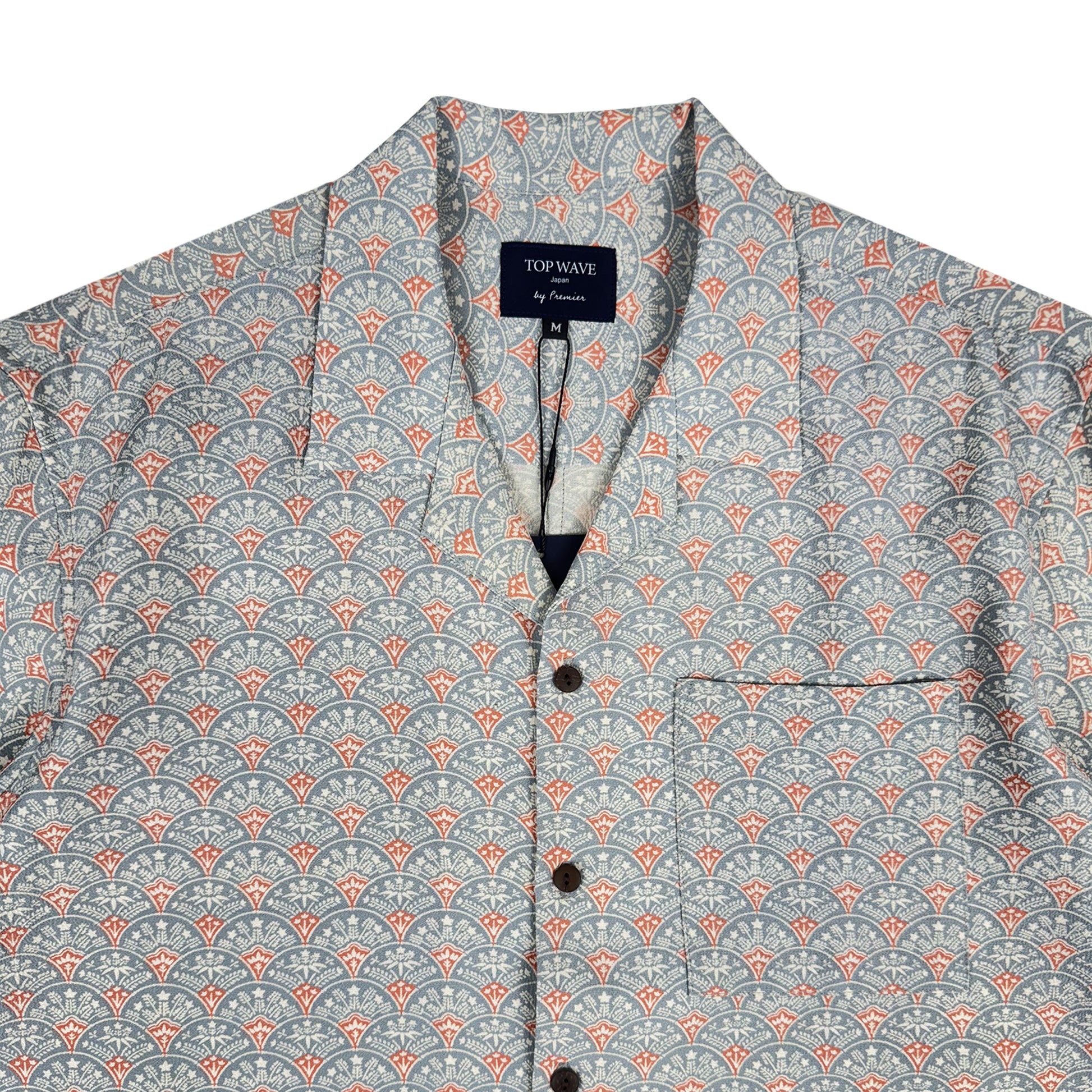 Camisa hawaiana kimono talla M [AHVN-M244]-3