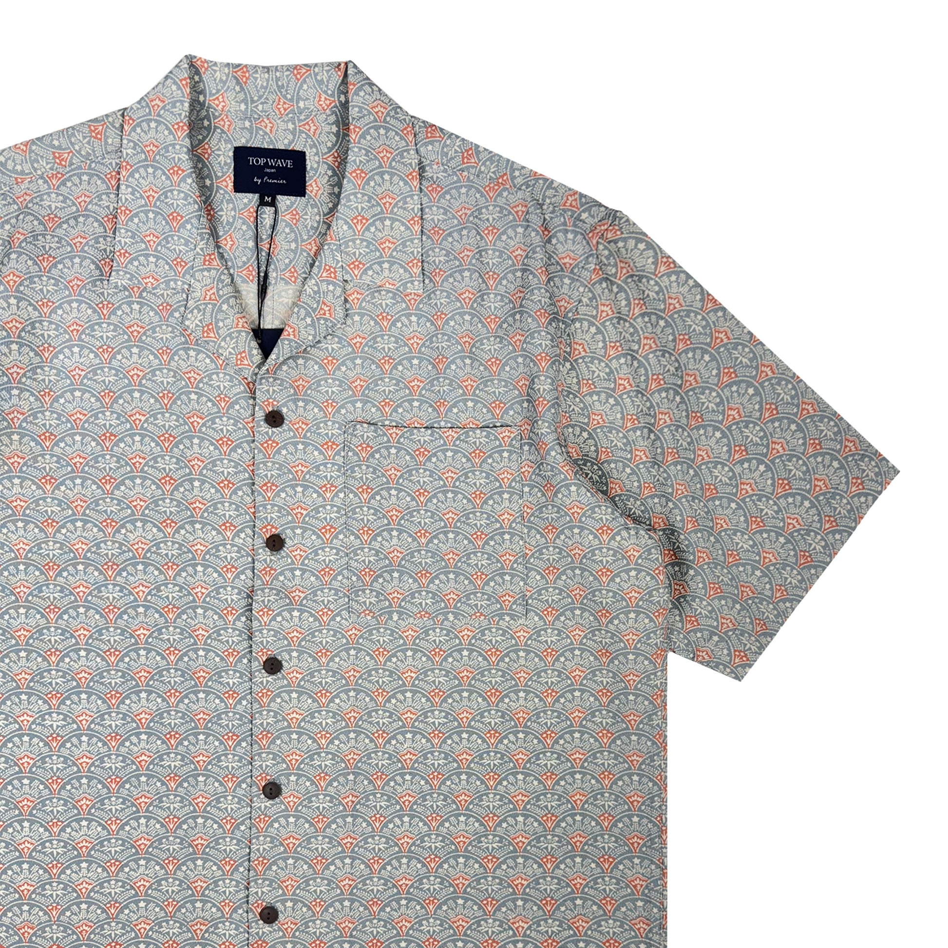 Camisa hawaiana kimono talla M [AHVN-M244]-4