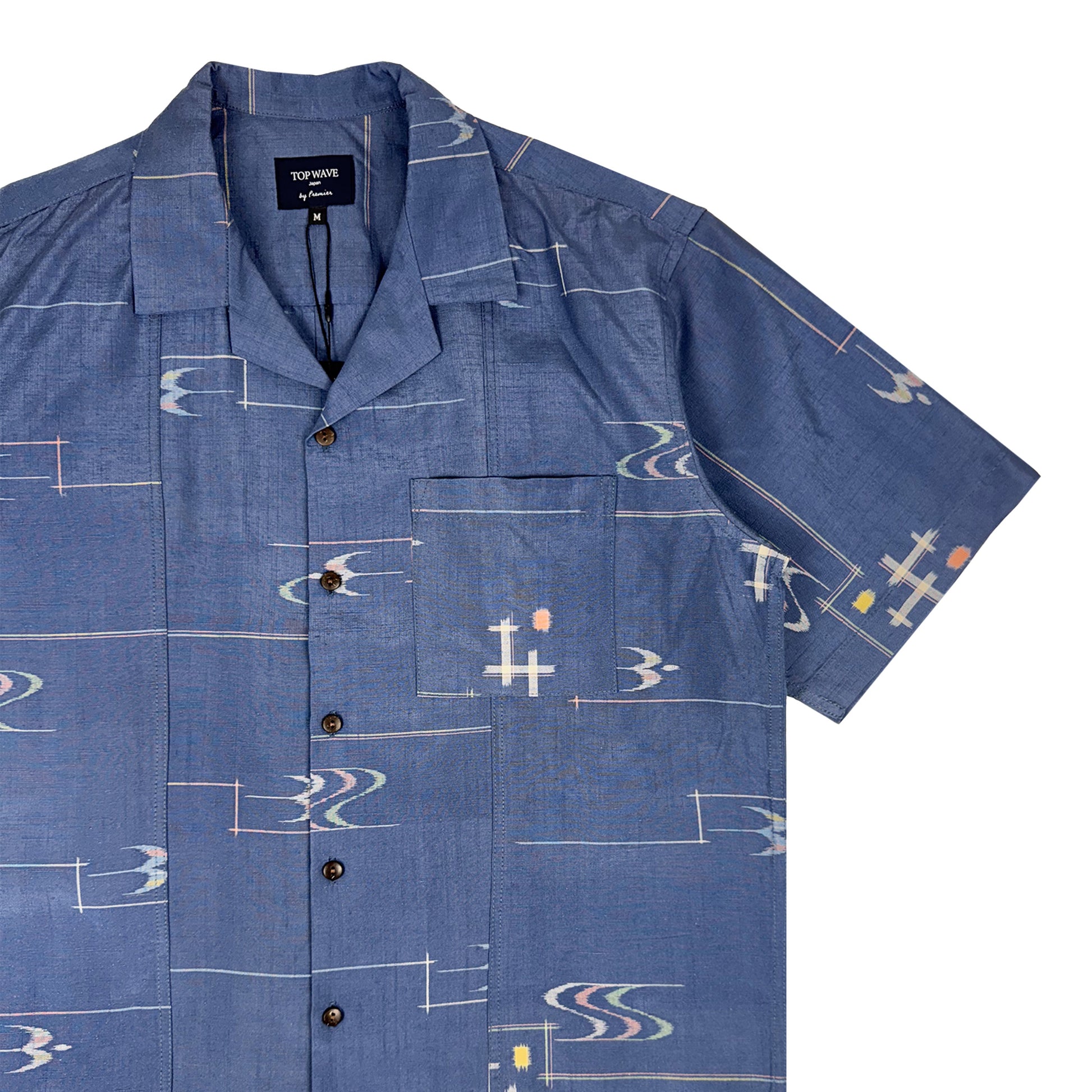 Kimono Aloha Shirt M size [AHVN-M266]-4