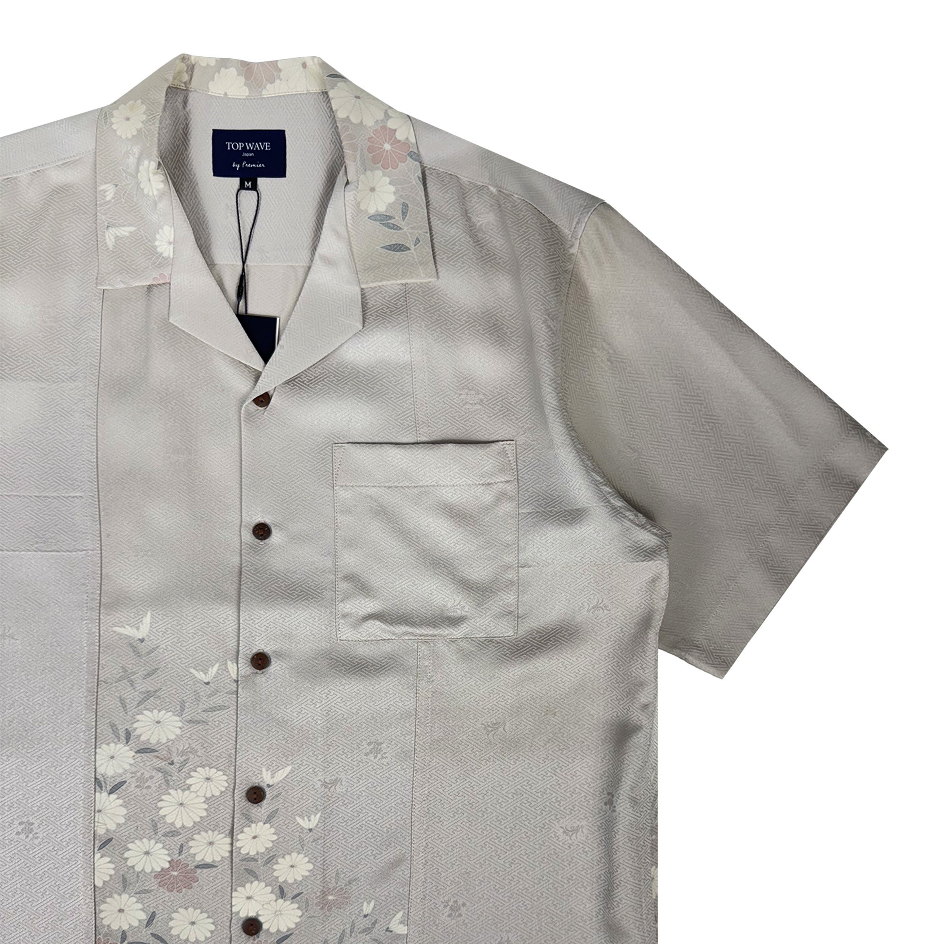 Kimono Hawaiian shirt, size M [AHVN-M28]-4