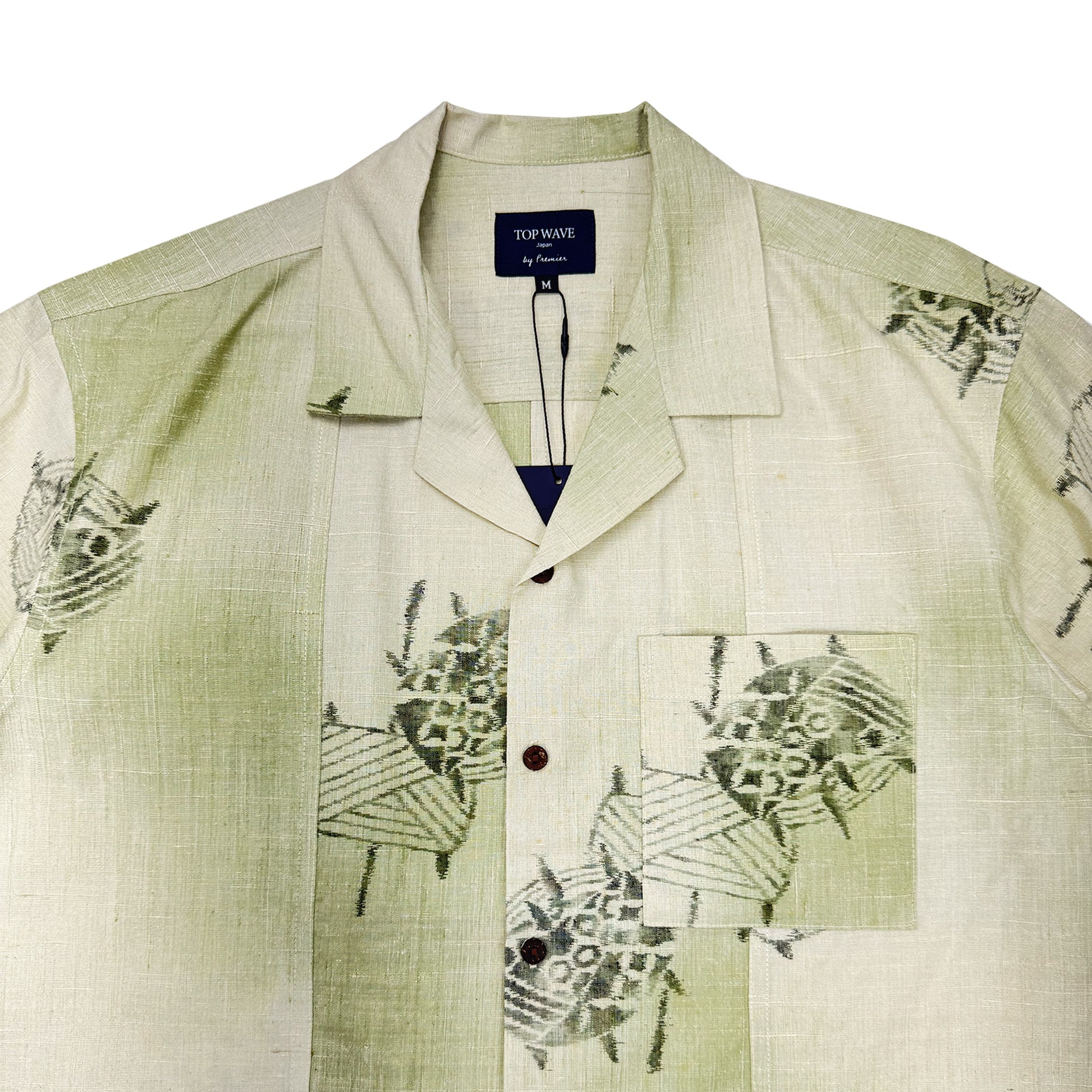 Camisa hawaiana kimono talla M [AHVN-M29]-2