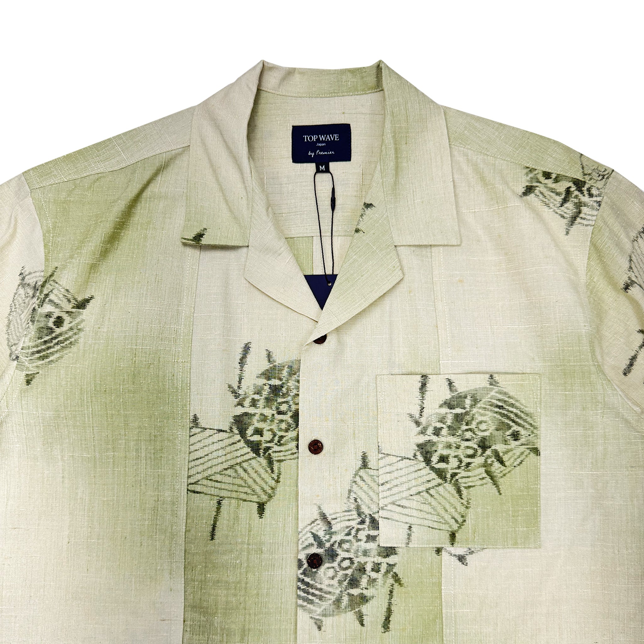 Camisa hawaiana kimono talla M [AHVN-M29]-zoom-2