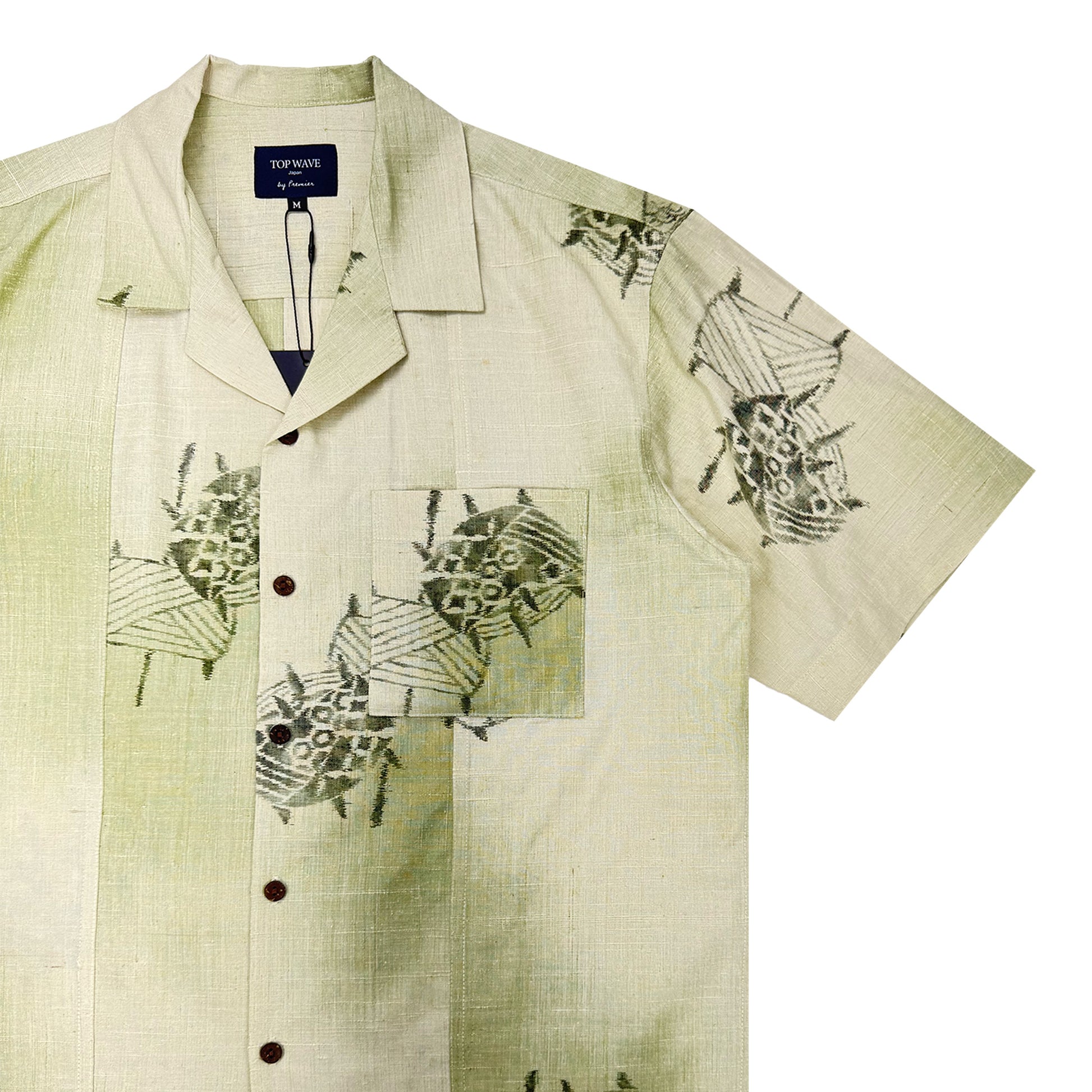 Camisa hawaiana kimono talla M [AHVN-M29]-3