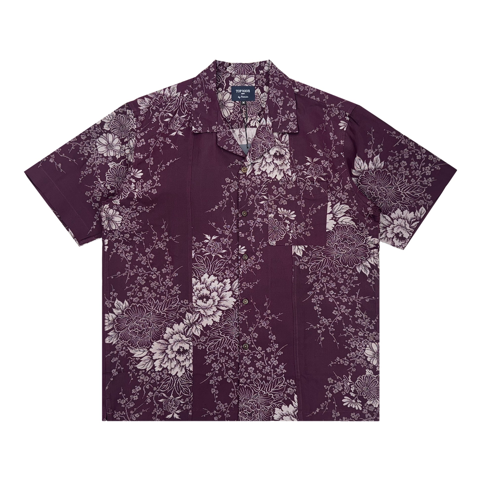 Kimono Aloha Shirt M size [AHVN-M30]-1