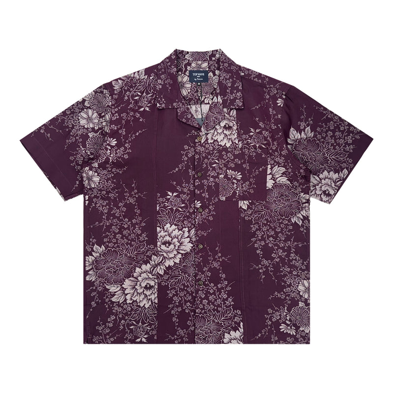 Kimono Aloha Shirt M size [AHVN-M30]-zoom-