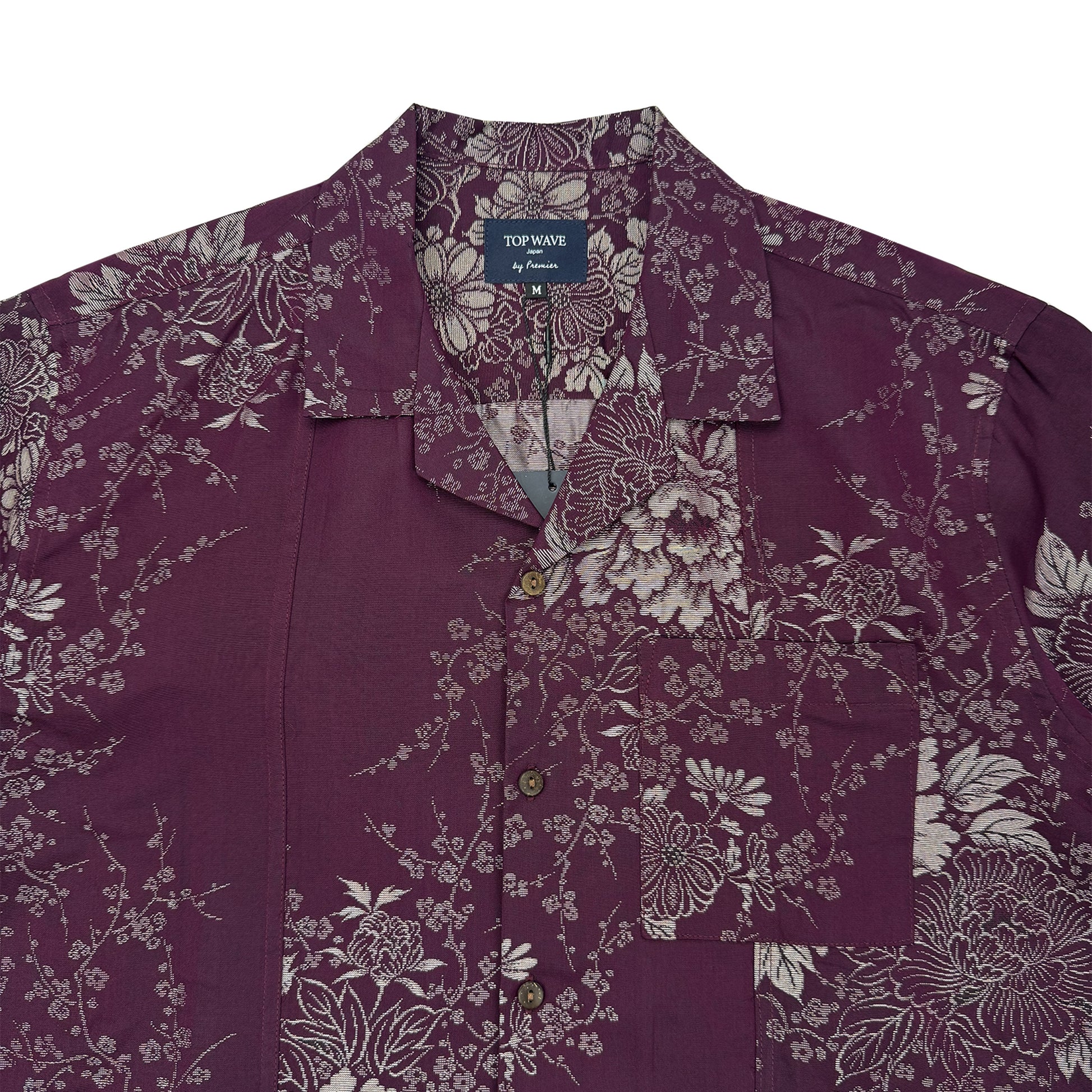 Kimono Aloha Shirt M size [AHVN-M30]-3