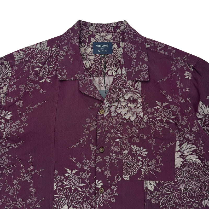 Kimono Aloha Shirt M size [AHVN-M30]-zoom-