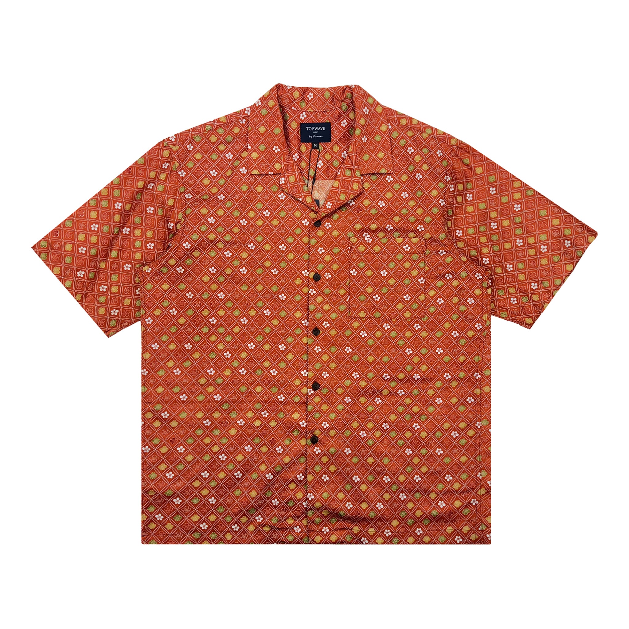 Camisa hawaiana kimono talla M [AHVN-M303]-zoom-1