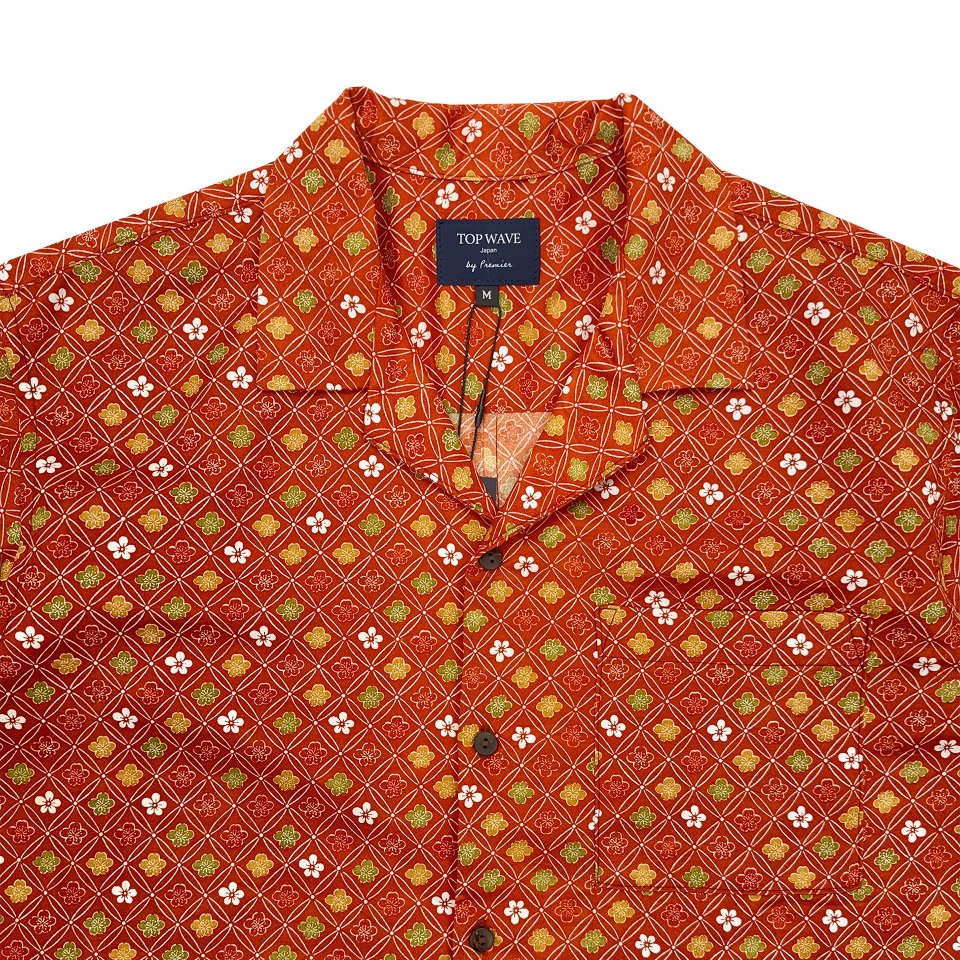 Camisa hawaiana kimono talla M [AHVN-M303]-3