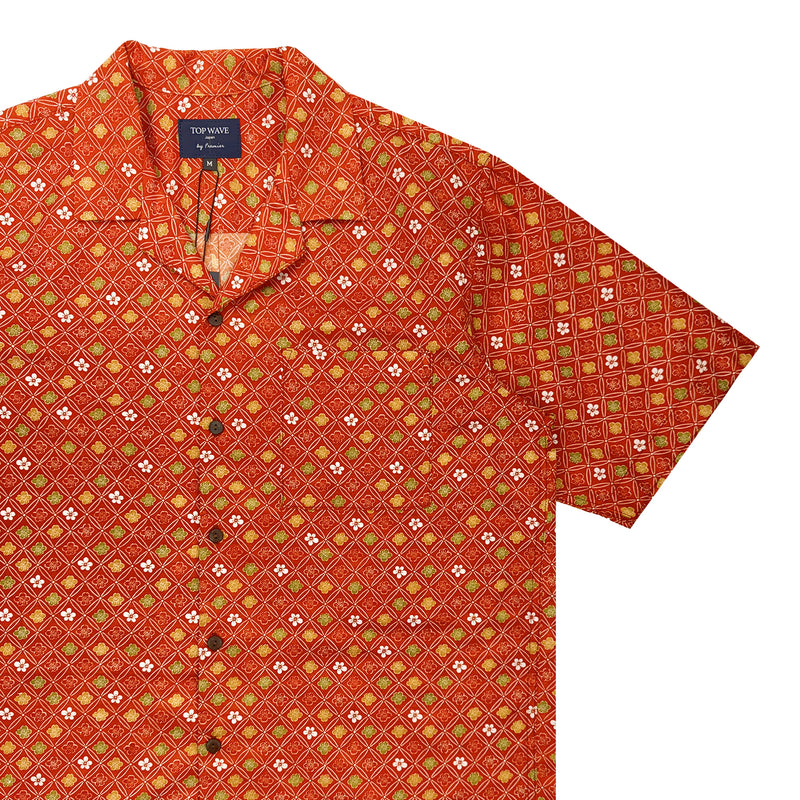 Camisa hawaiana kimono talla M [AHVN-M303]-zoom-