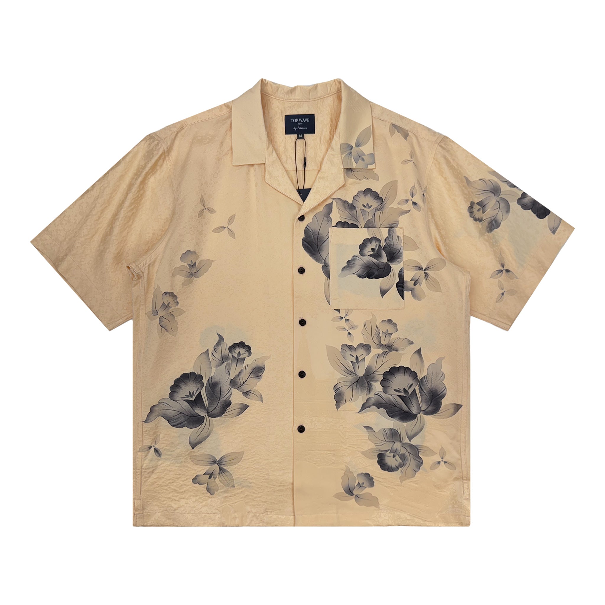 Camisa hawaiana kimono talla M [AHVN-M304]-zoom-1
