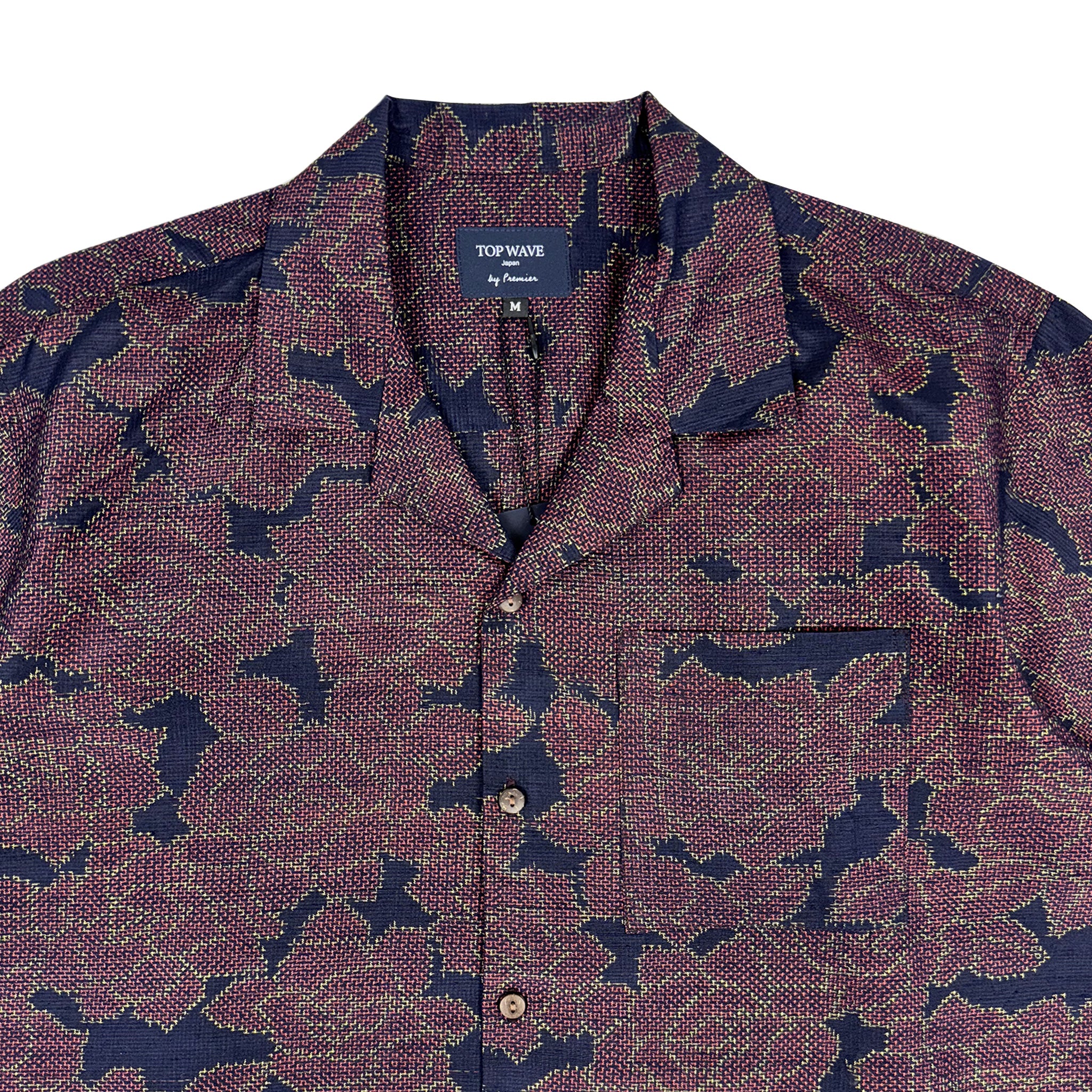 Camisa Aloha de Kimono Talla M [AHVN-M31]-zoom-3