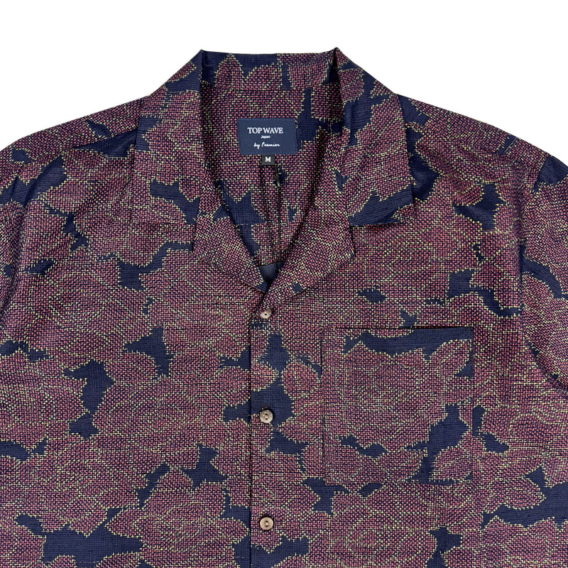 Camisa Aloha de Kimono Talla M [AHVN-M31]-zoom-