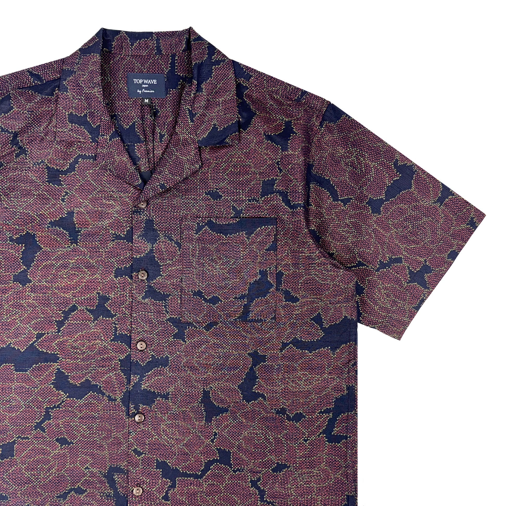 Camisa Aloha de Kimono Talla M [AHVN-M31]-4