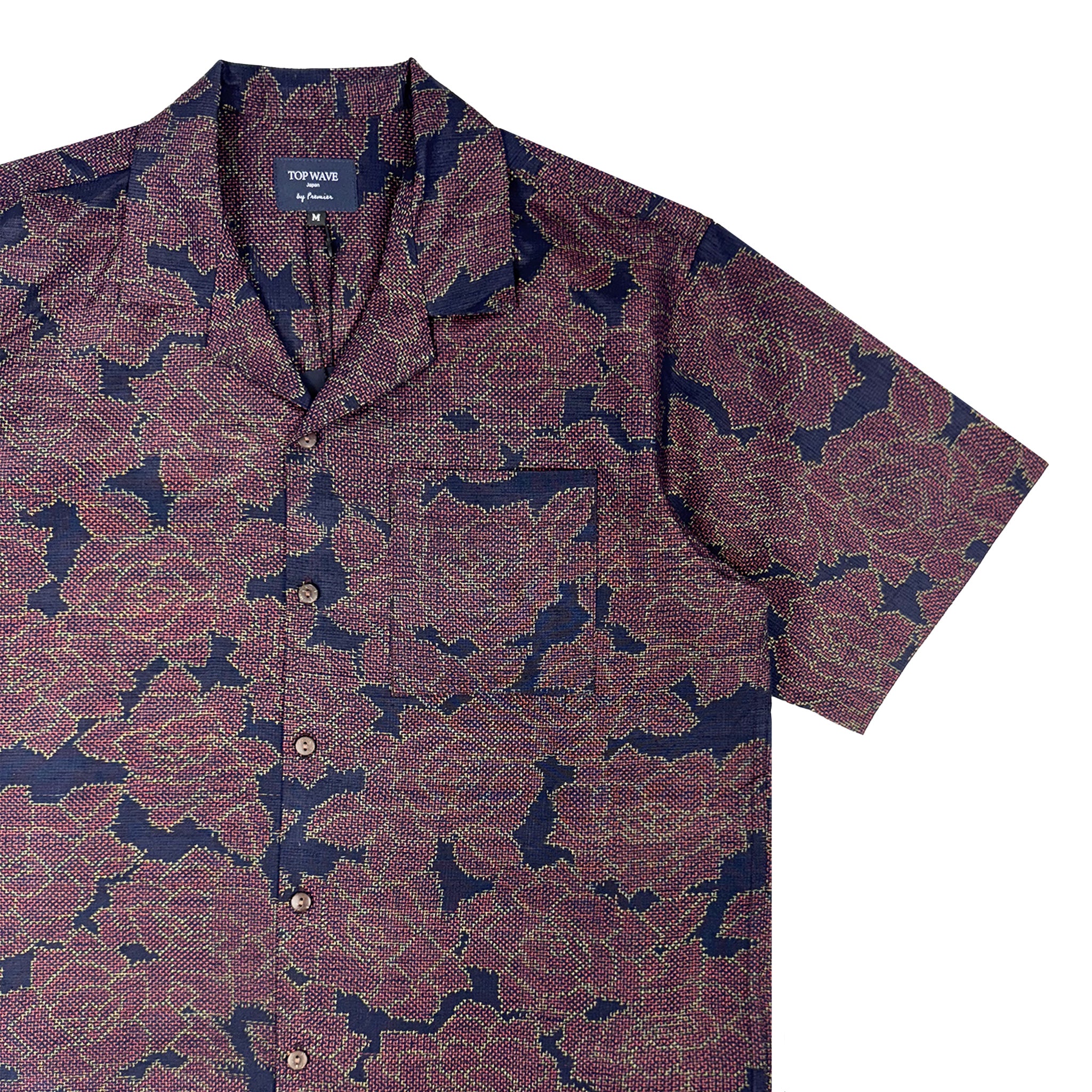 Camisa Aloha de Kimono Talla M [AHVN-M31]-zoom-4