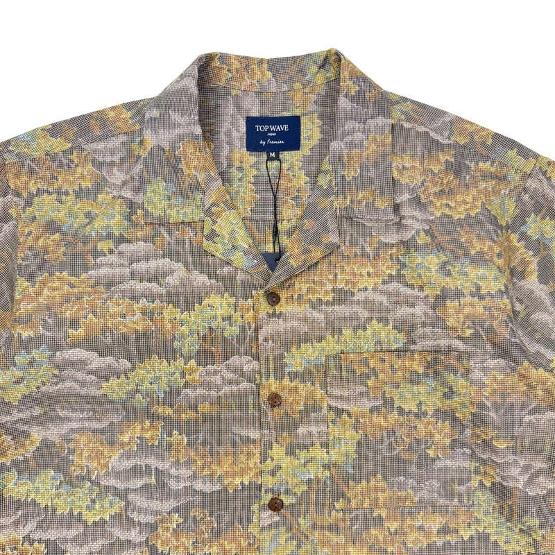 Camisa Hawaiana de Kimono Talla M [AHVN-M32]-zoom-