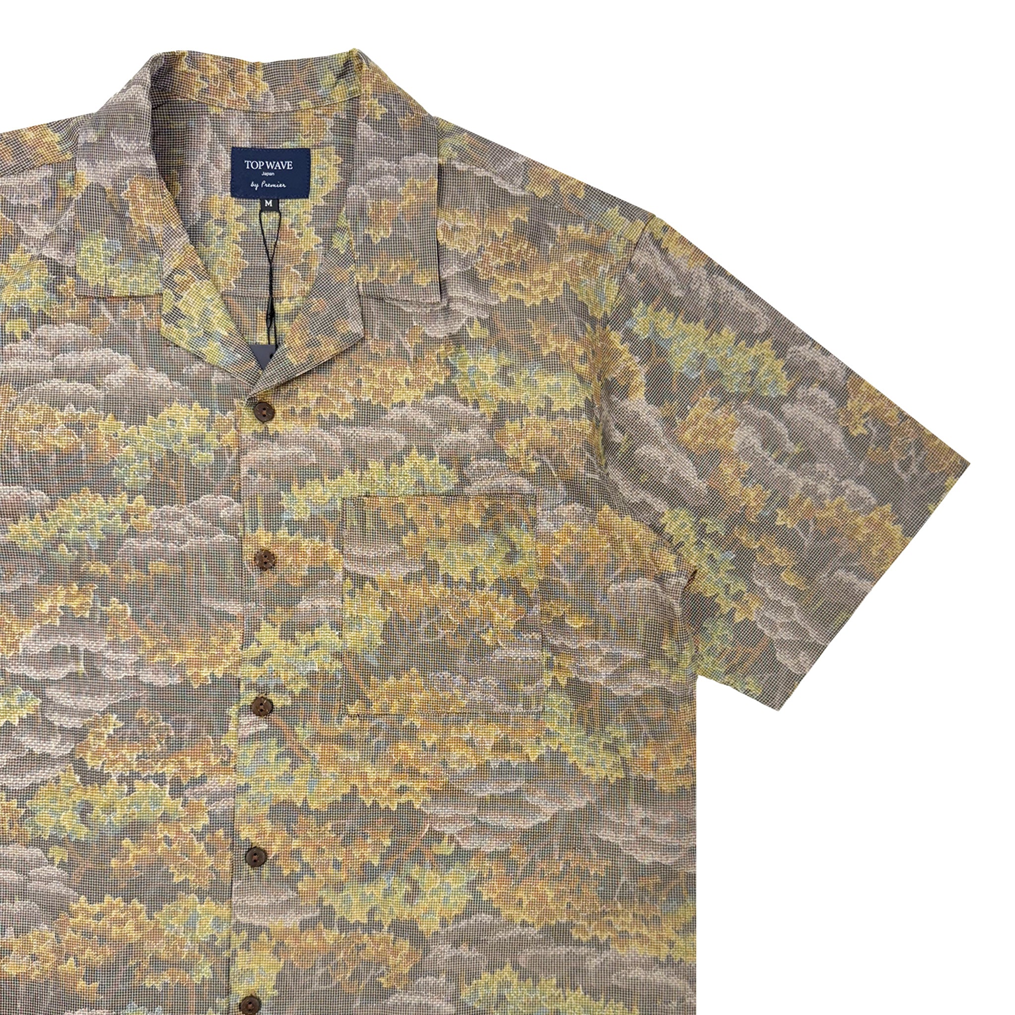 Camisa Hawaiana de Kimono Talla M [AHVN-M32]-zoom-4