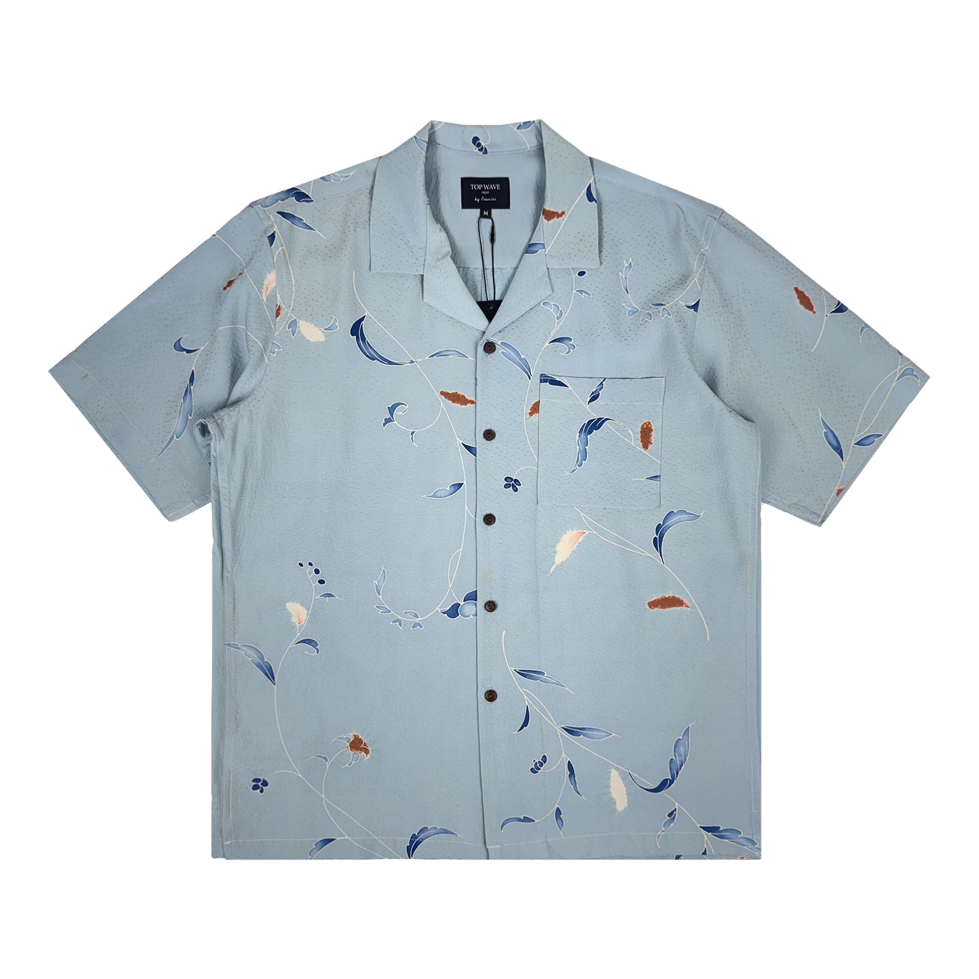 Camisa hawaiana kimono talla M [AHVN-M352]-1