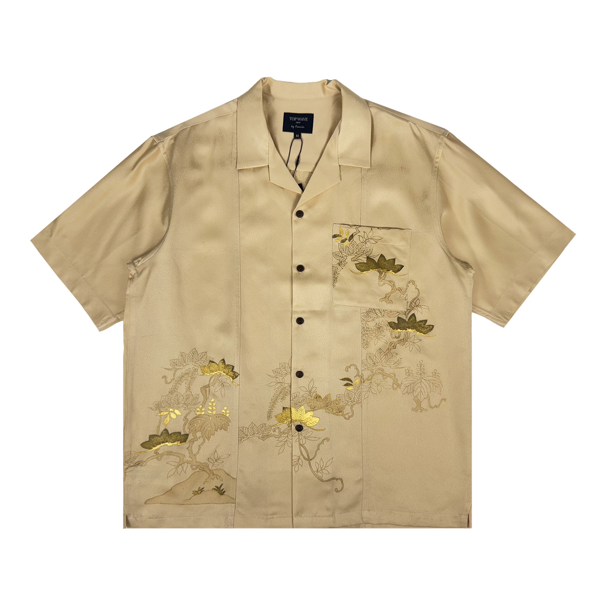 Camisa hawaiana Kimono Talla M [AHVN-M357]